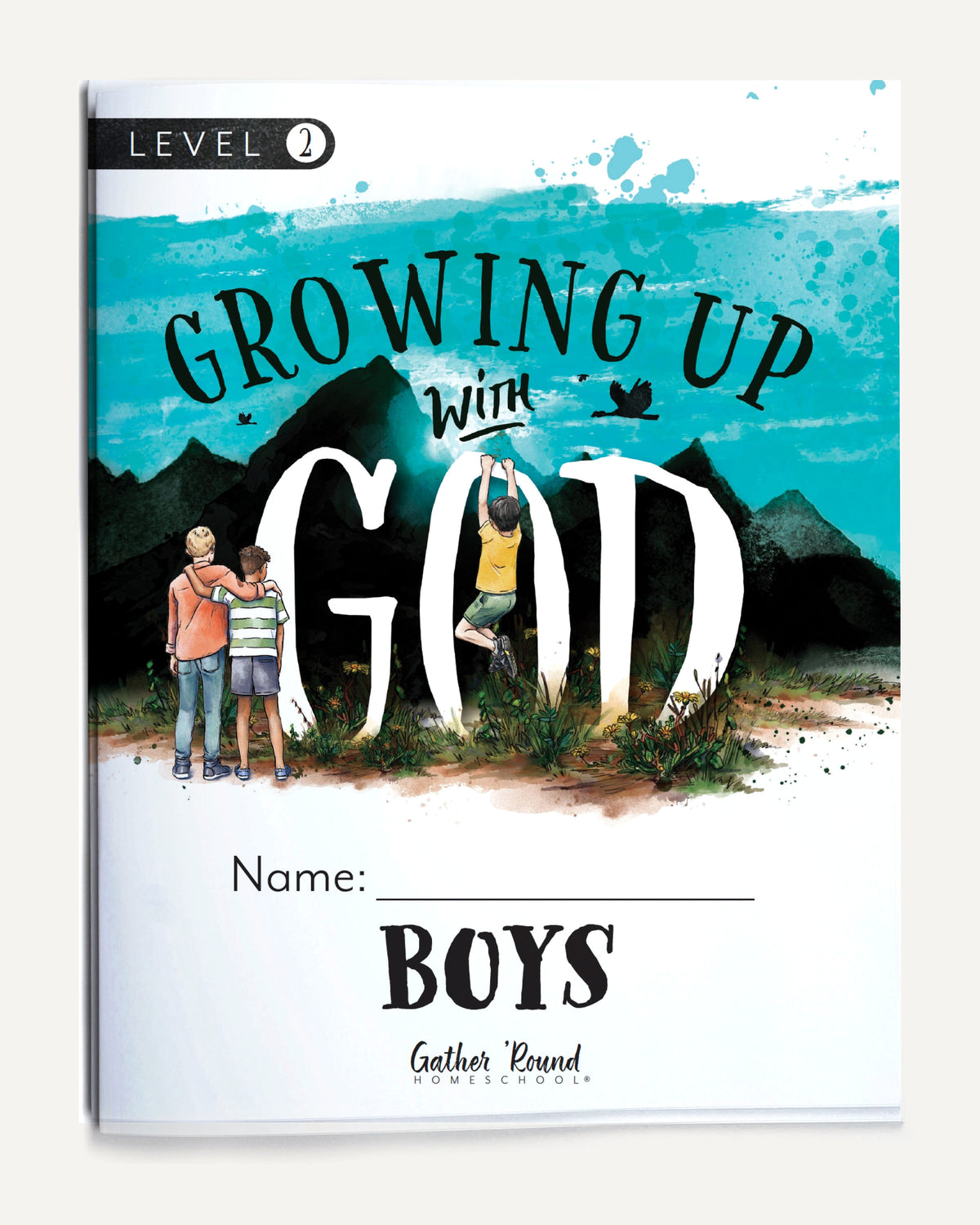Growing Up with God Homeschool Unit Study Printed Boys Student Book Level 2