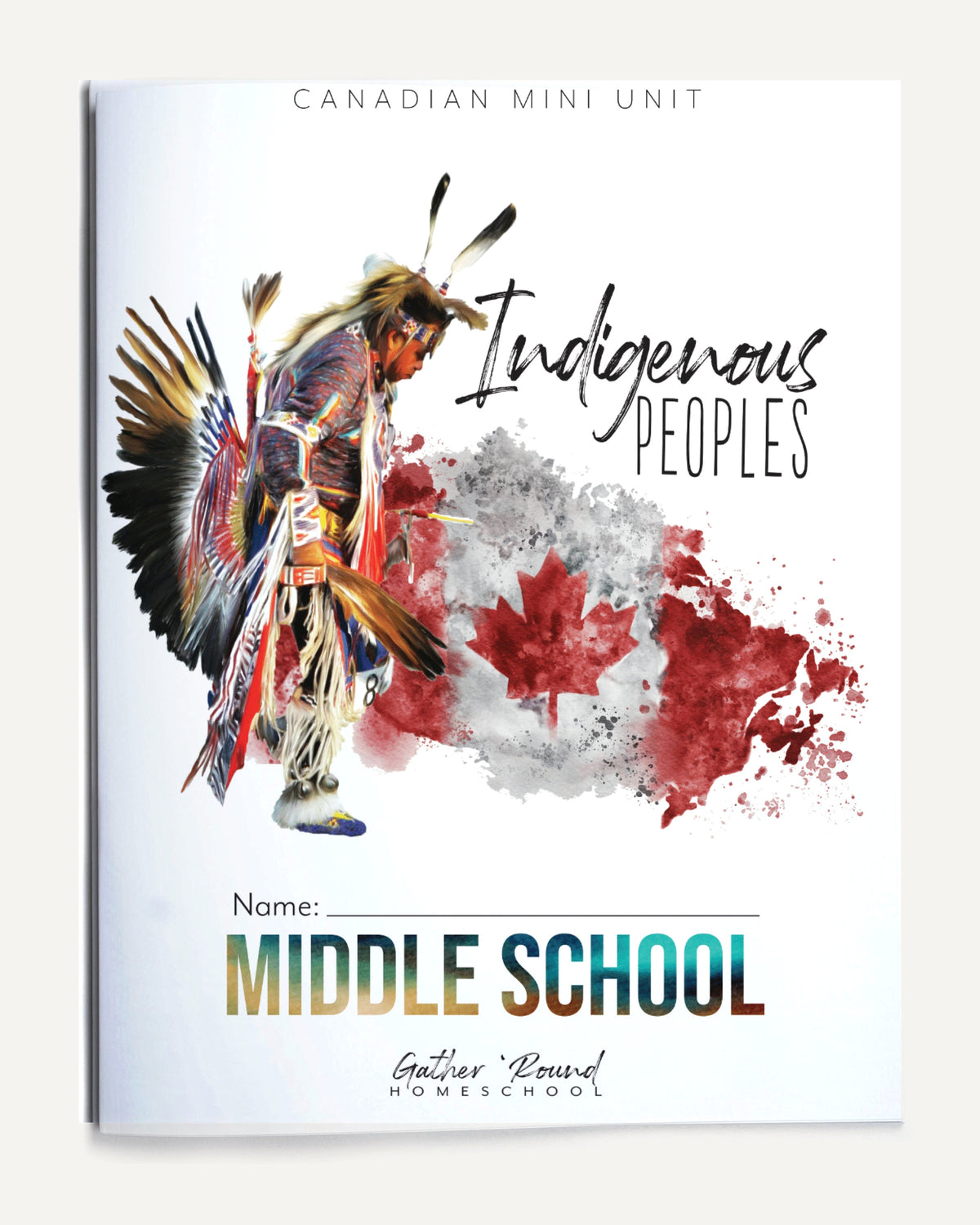 Indigenous Peoples homeschool unit study printed student book middle school