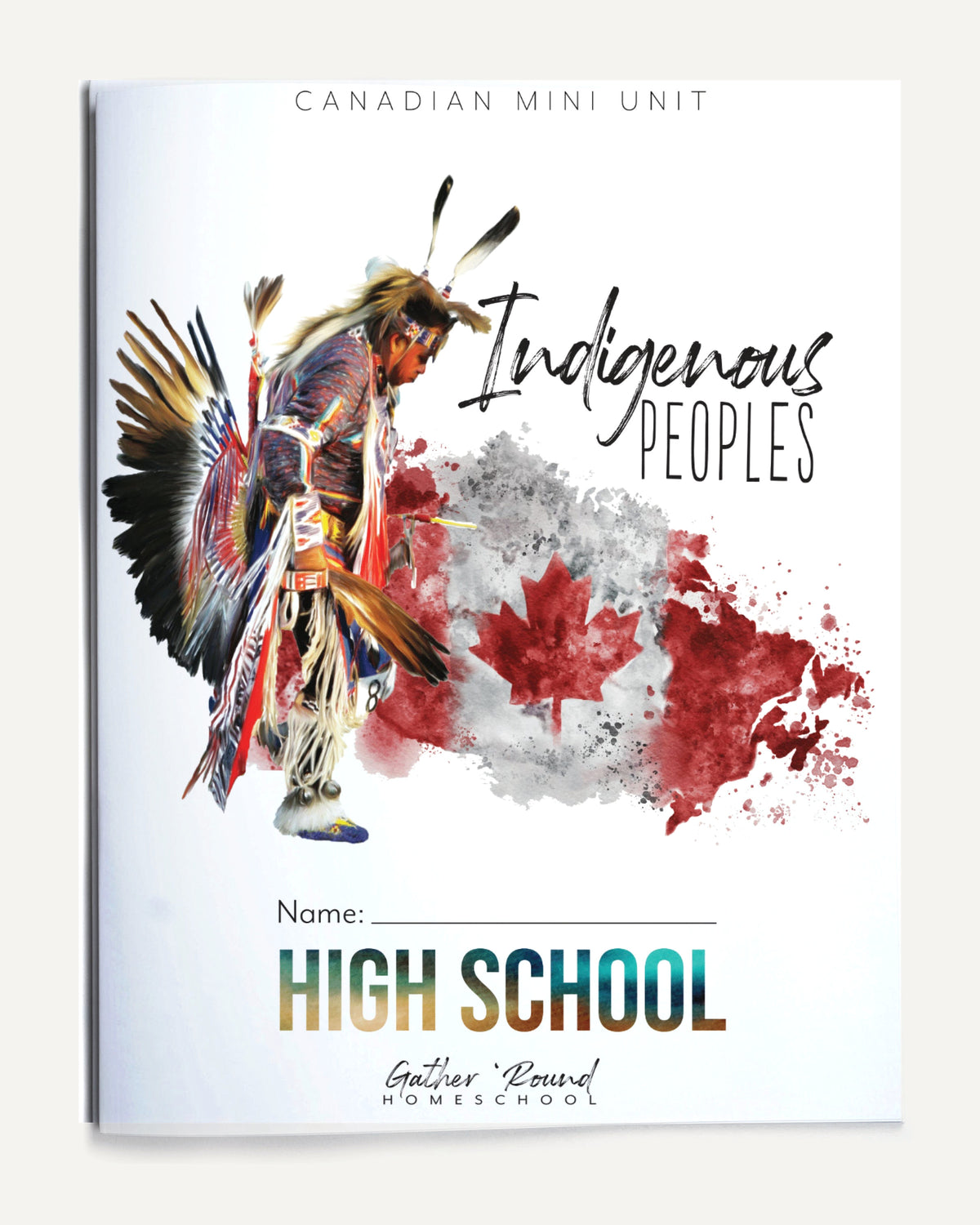 Indigenous Peoples homeschool unit study printed student book high school