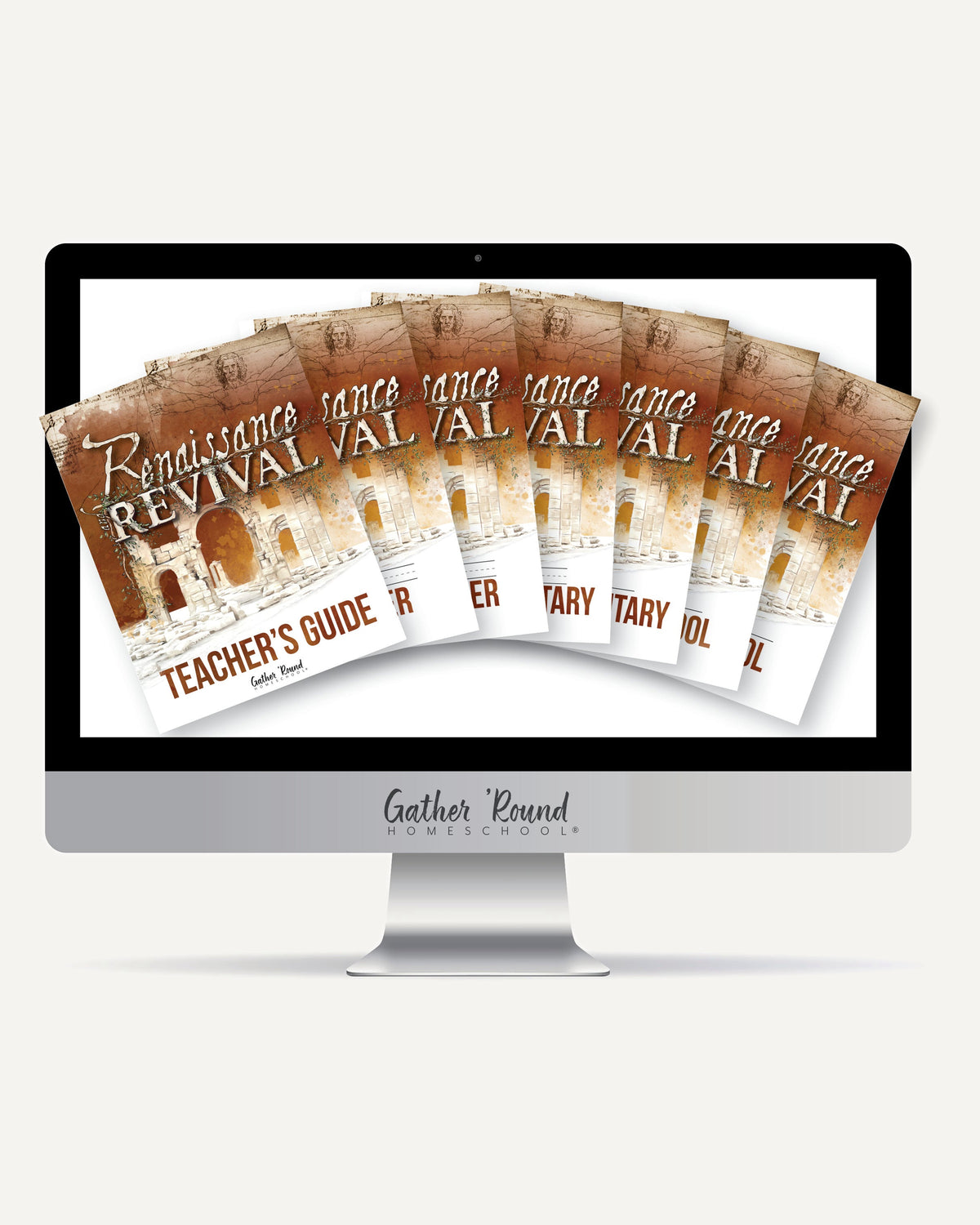 Renaissance and Revival Homeschool Unit Study Printed Digital Complete Family Bundle Teacher's Guide and All Levels of Student Books