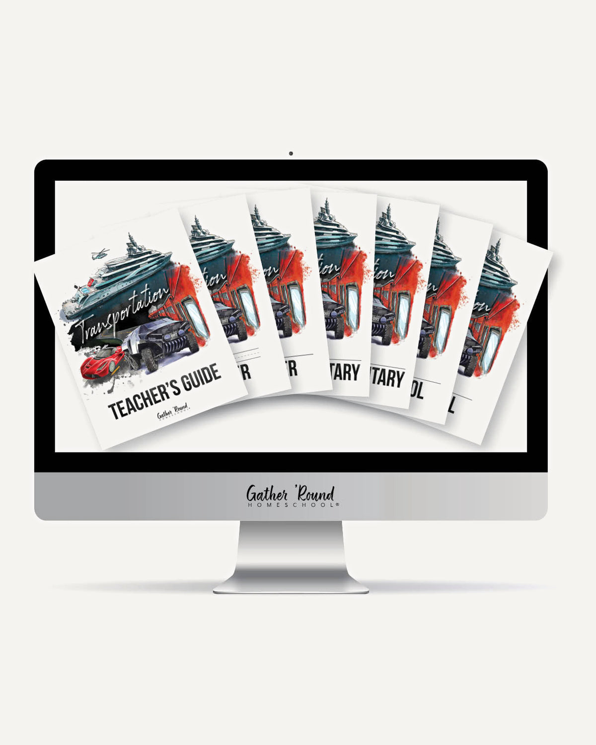 Transportation Homeschool Unit Study Digital Complete Family Bundle