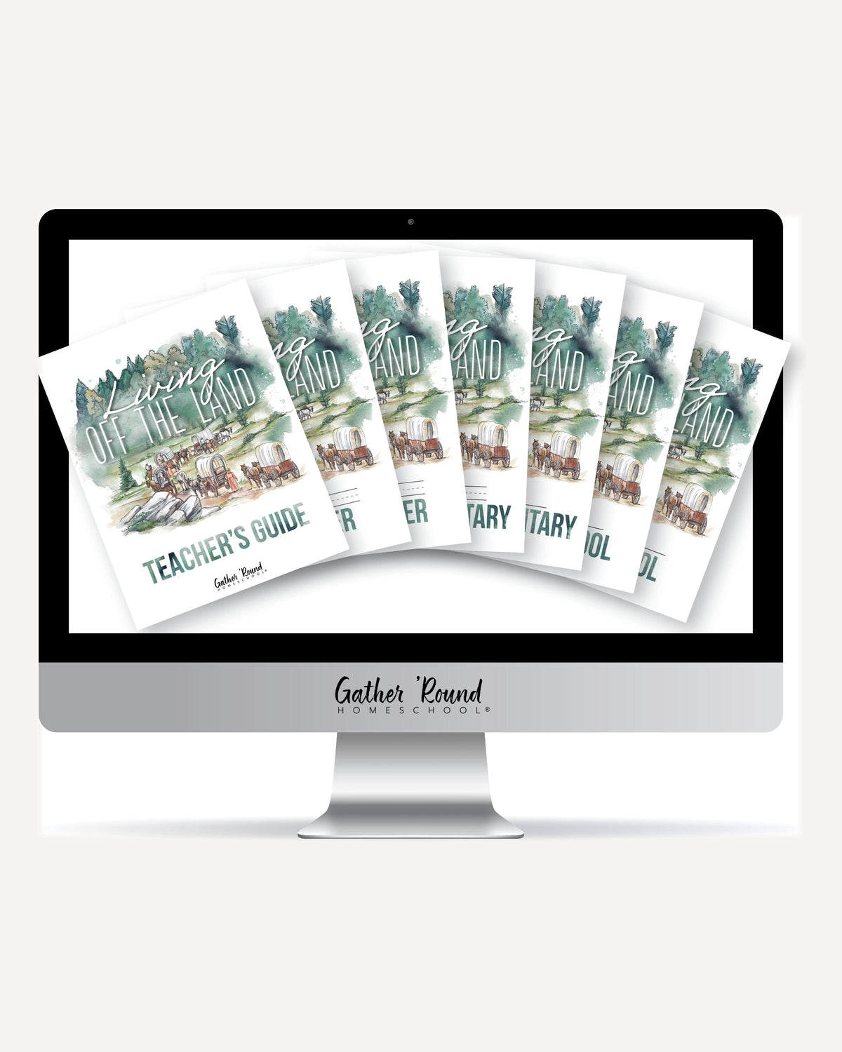 Living Off the Land homeschool unit study digital full family bundle with teacher's bundle