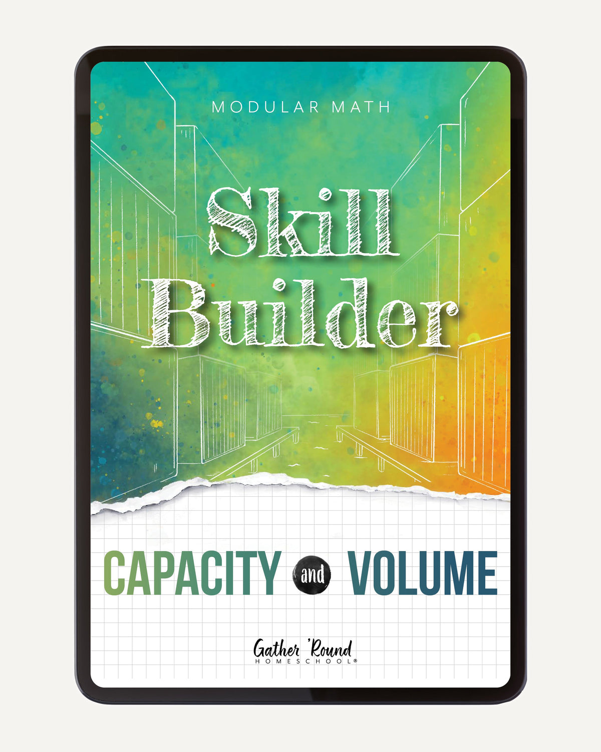 Measurement Step 3 modular math homeschool digital skill builder capacity and volume