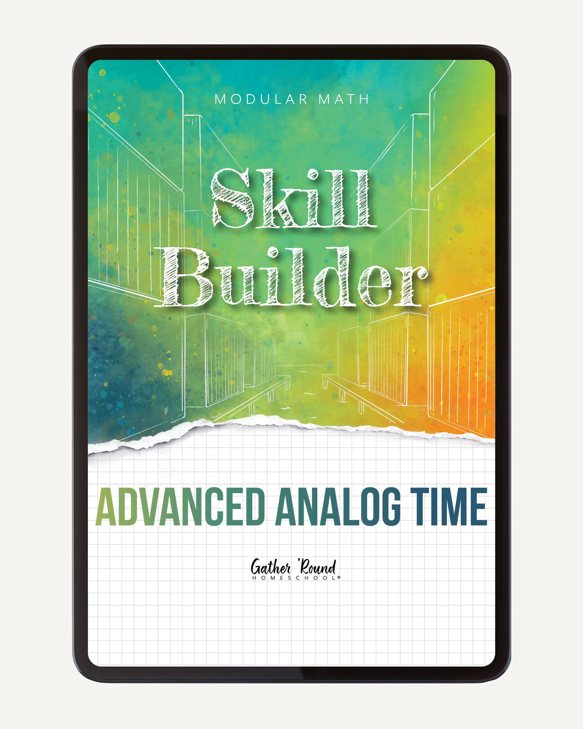 Measurement Step 3 modular math homeschool digital skill builder advanced analog time