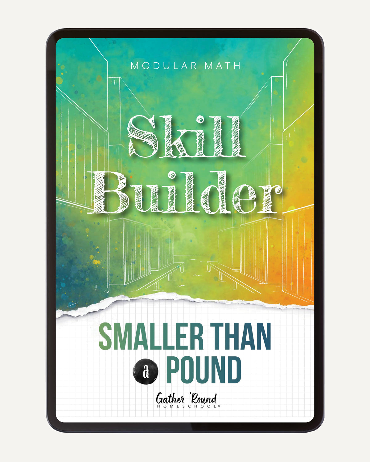 Measurement Step 5 modular math homeschool digital skill builder smaller than a pound