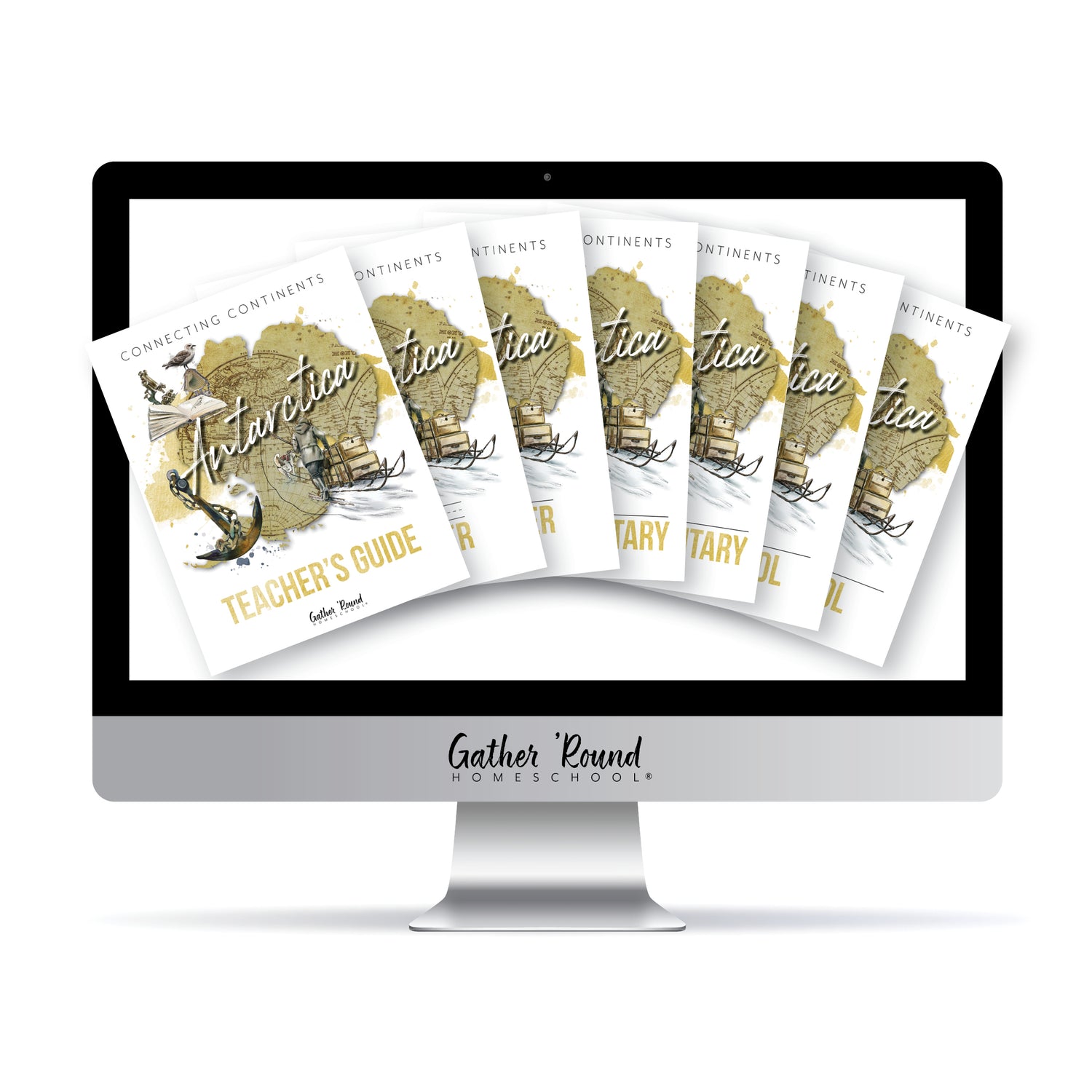 Antarctica homeschool unit study Digital Complete Family Bundle