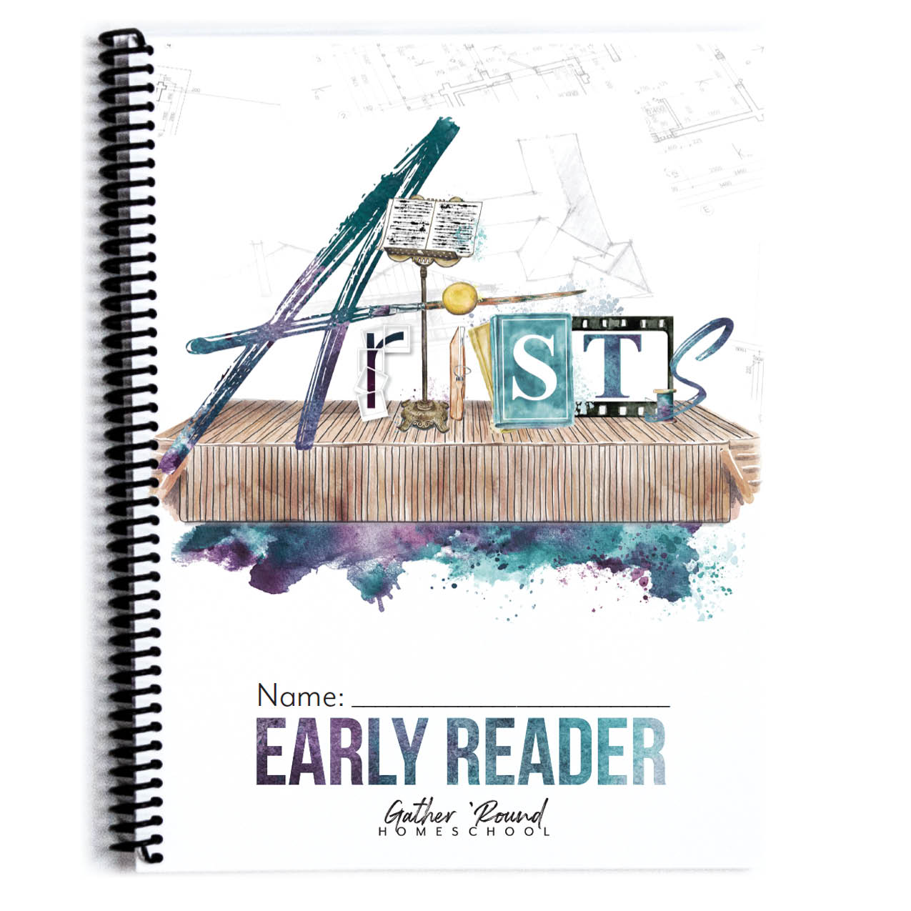 Artist Homeschool Unit Study Printed Early Reader Student Book Cover