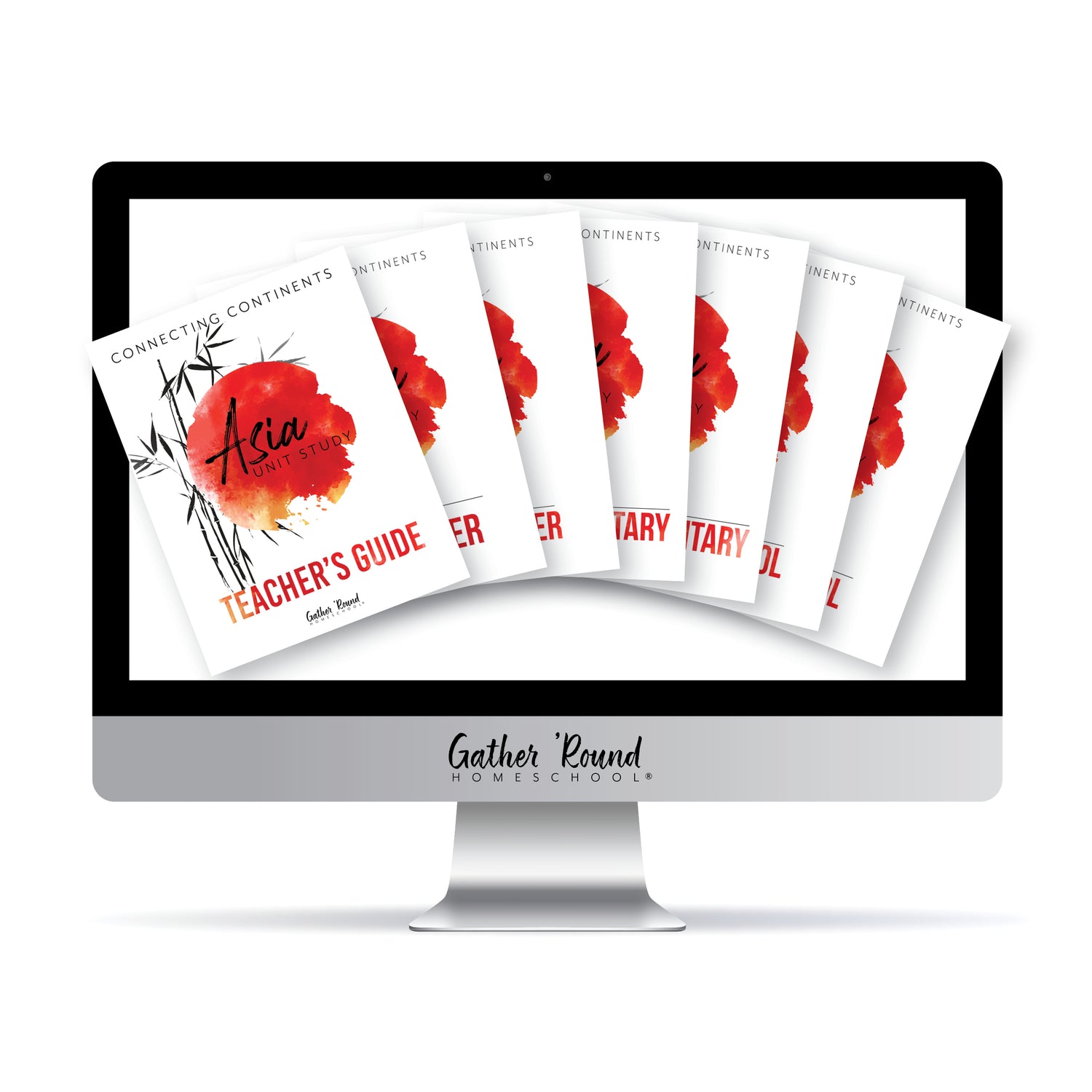 Asia Homeschool Unit Study Digital Complete Family Bundle