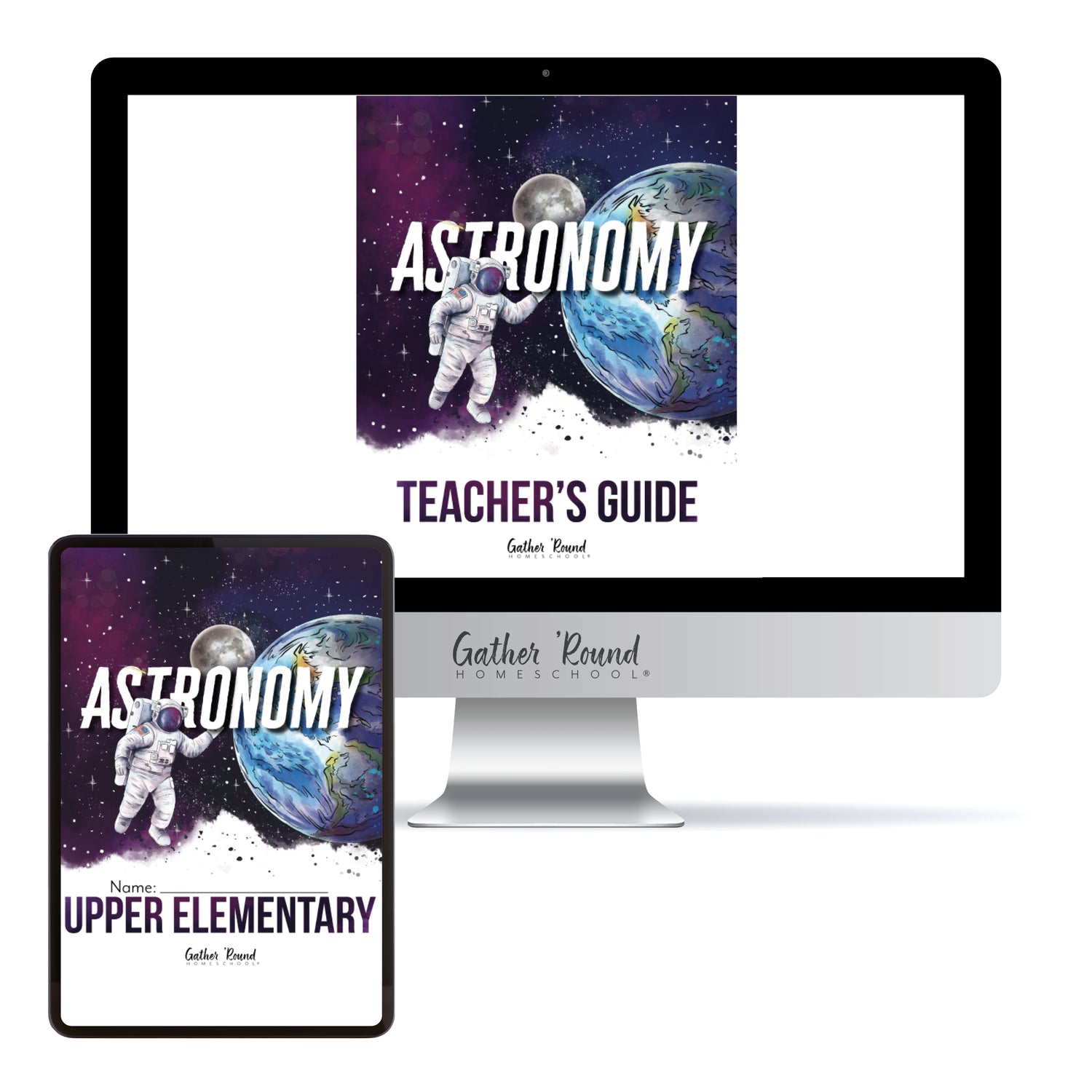 Astronomy Homeschool Unit Study Digital Bundle Teacher's Guide and Upper Elementary