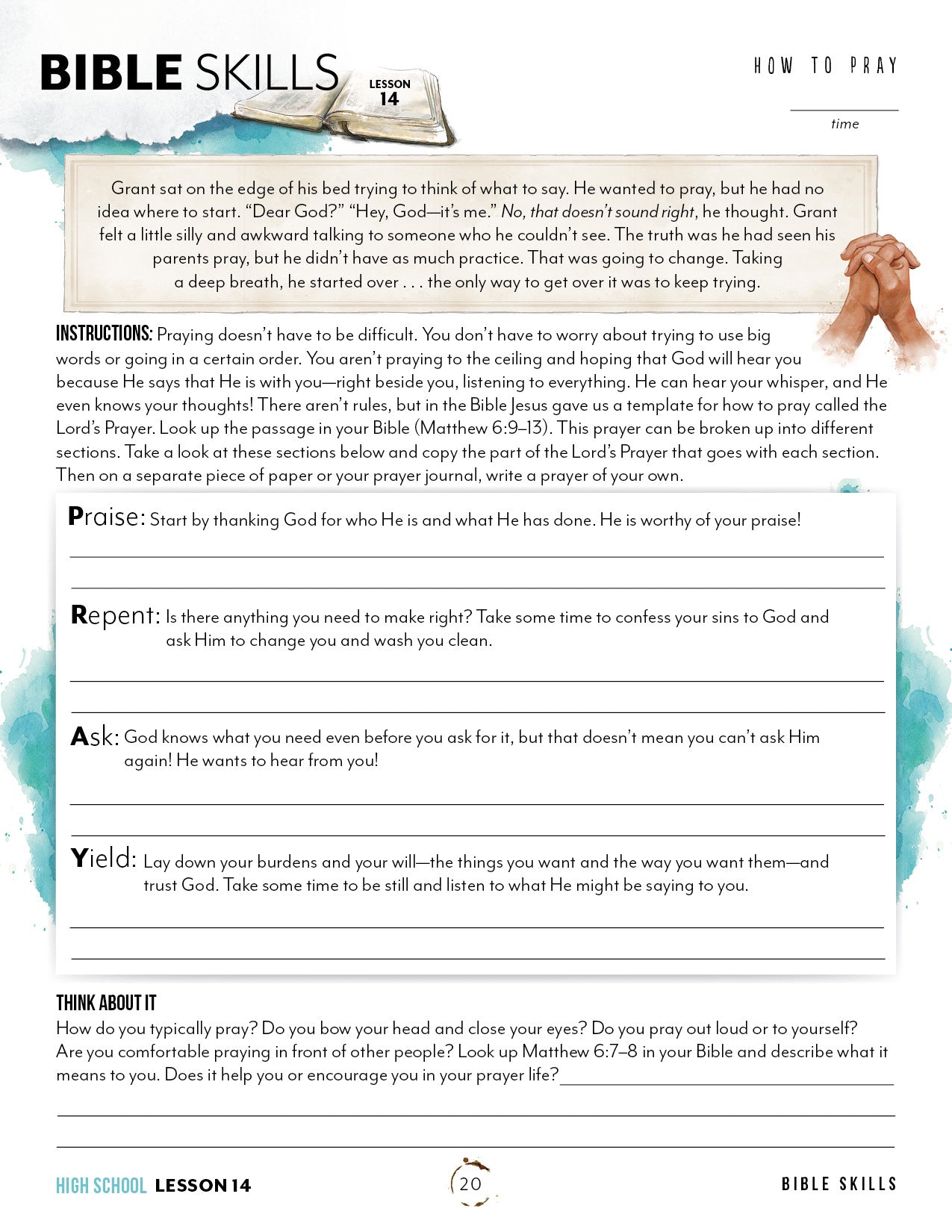 Bible Skills (Digital Download FREEBIE)