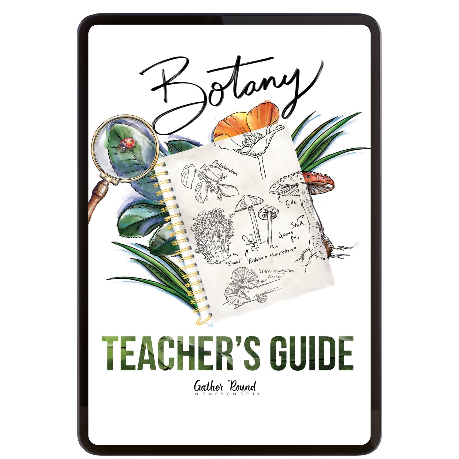 Botany Homeschool Unit Study Digital Teacher's Guide