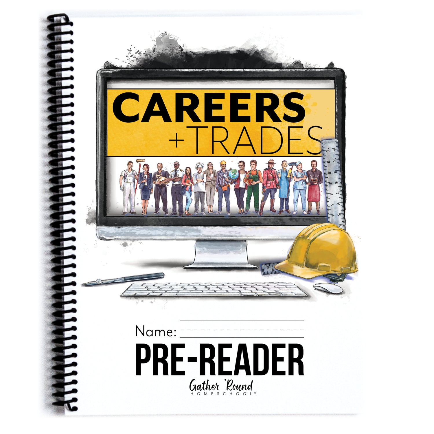 Careers + Trades Homeschool Unit Study Printed Pre-Reader Student Book