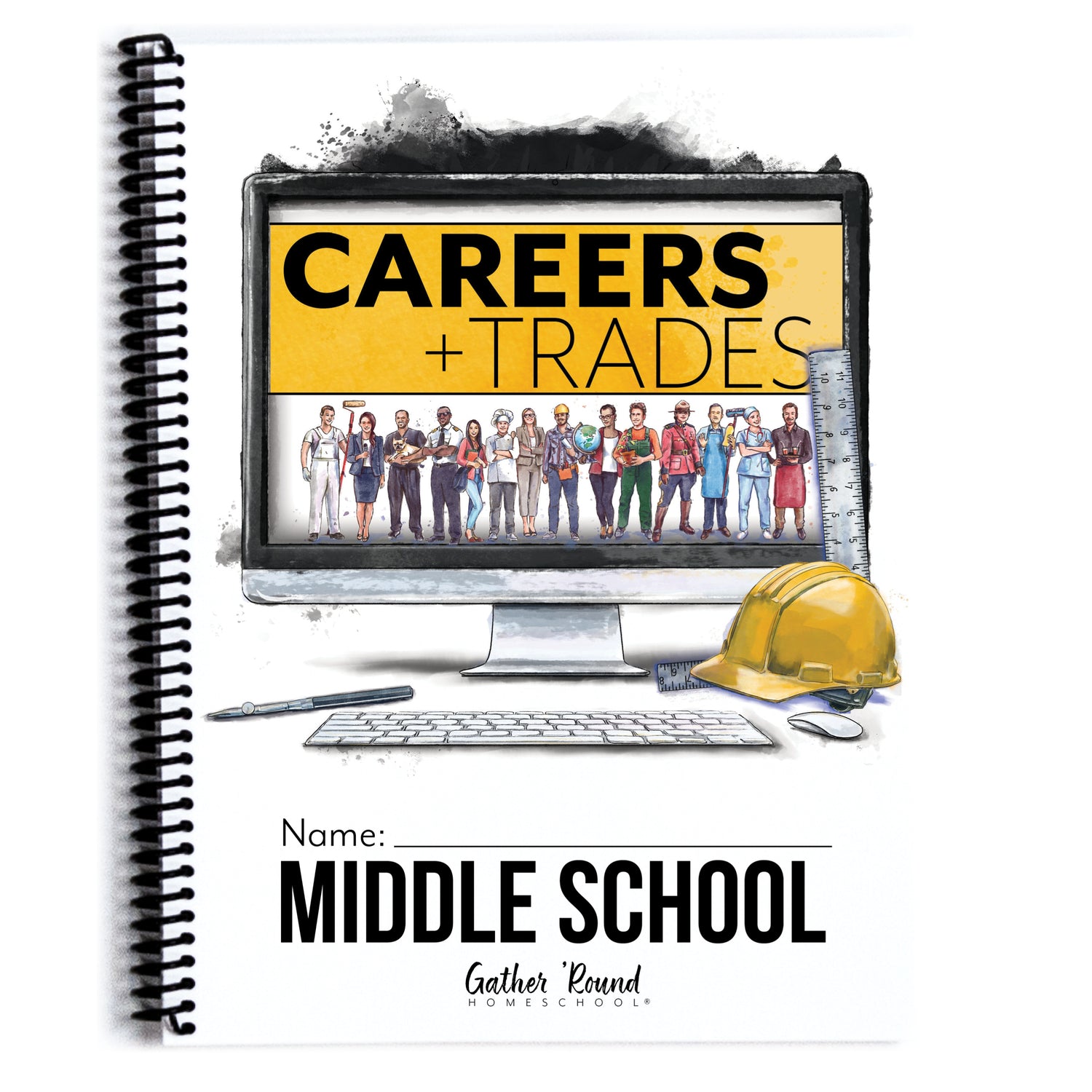 Careers + Trades Homeschool Unit Study Printed Middle School Student Book