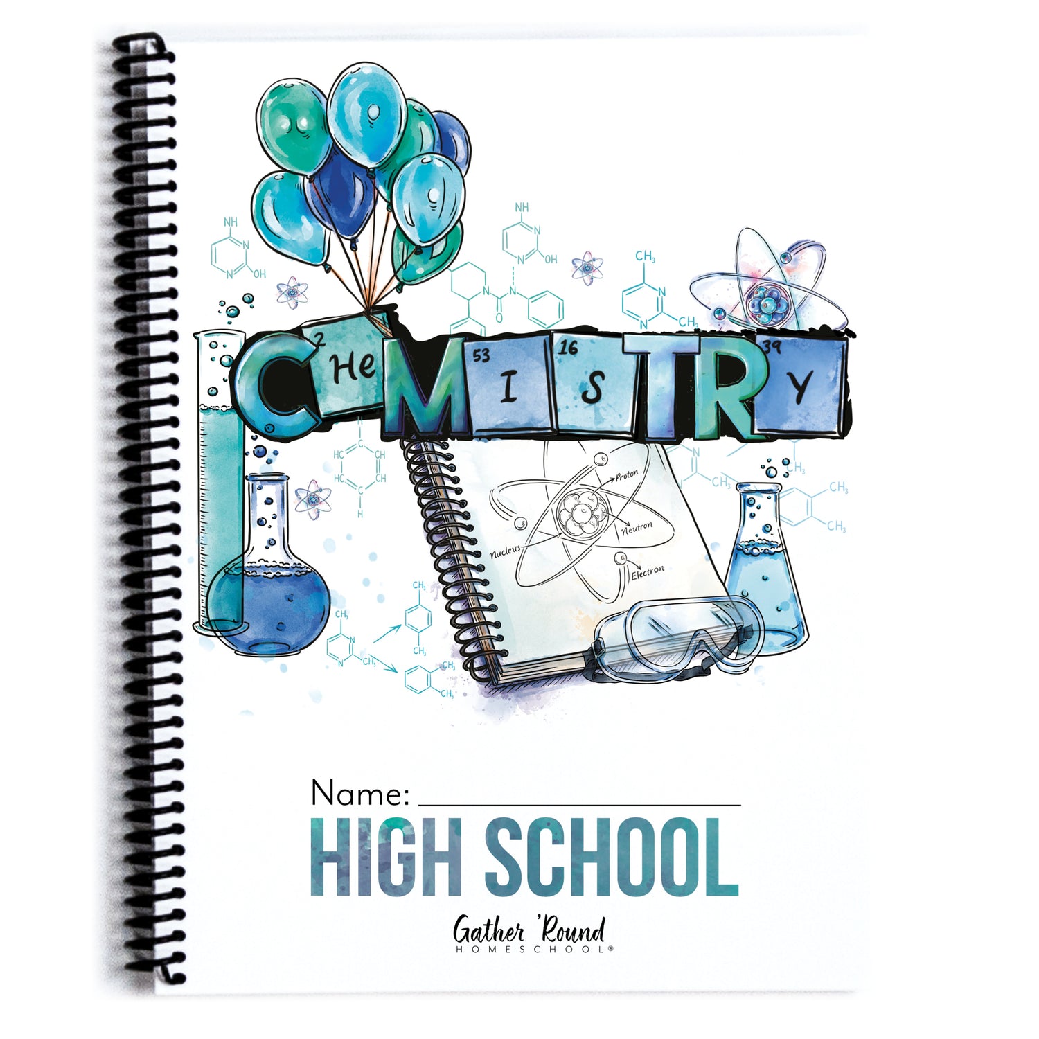 Chemistry Homeschool Unit Study Printed High School Student Book