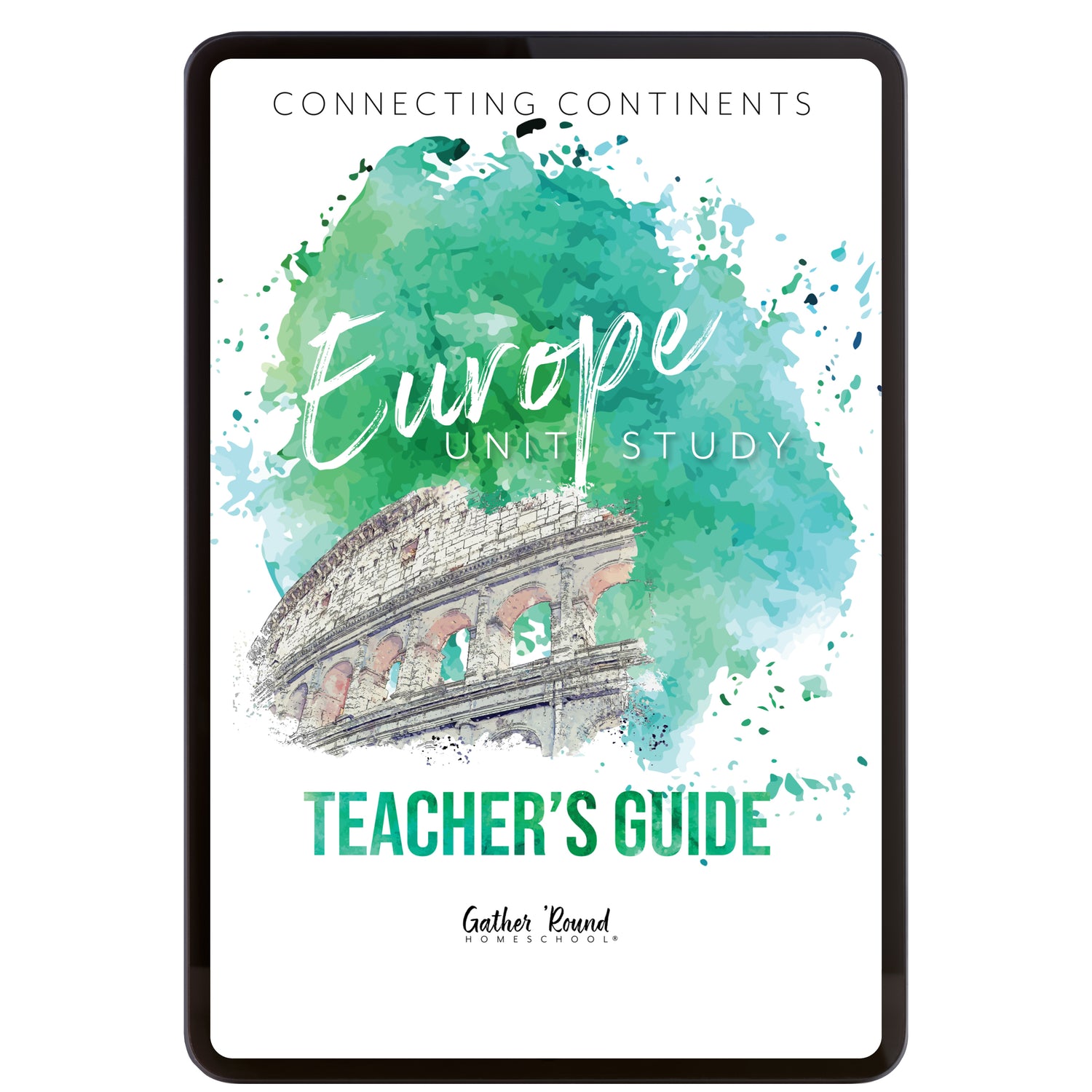 Europe homeschool unit study digital Teacher's Guide