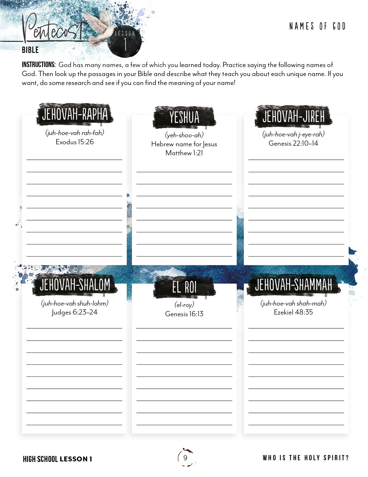 Pentecost Unit (Printed Books)