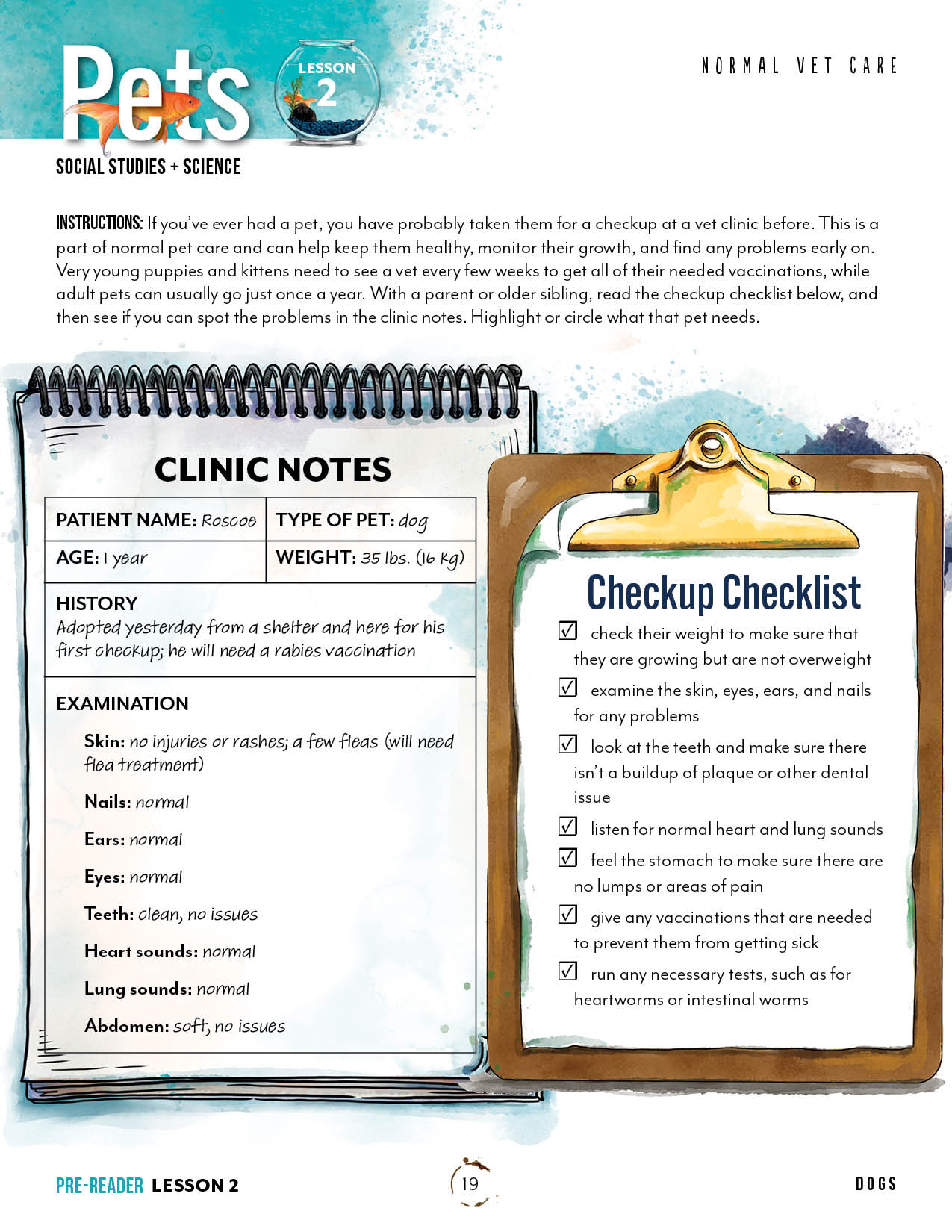 Pets Unit (Printed Books)