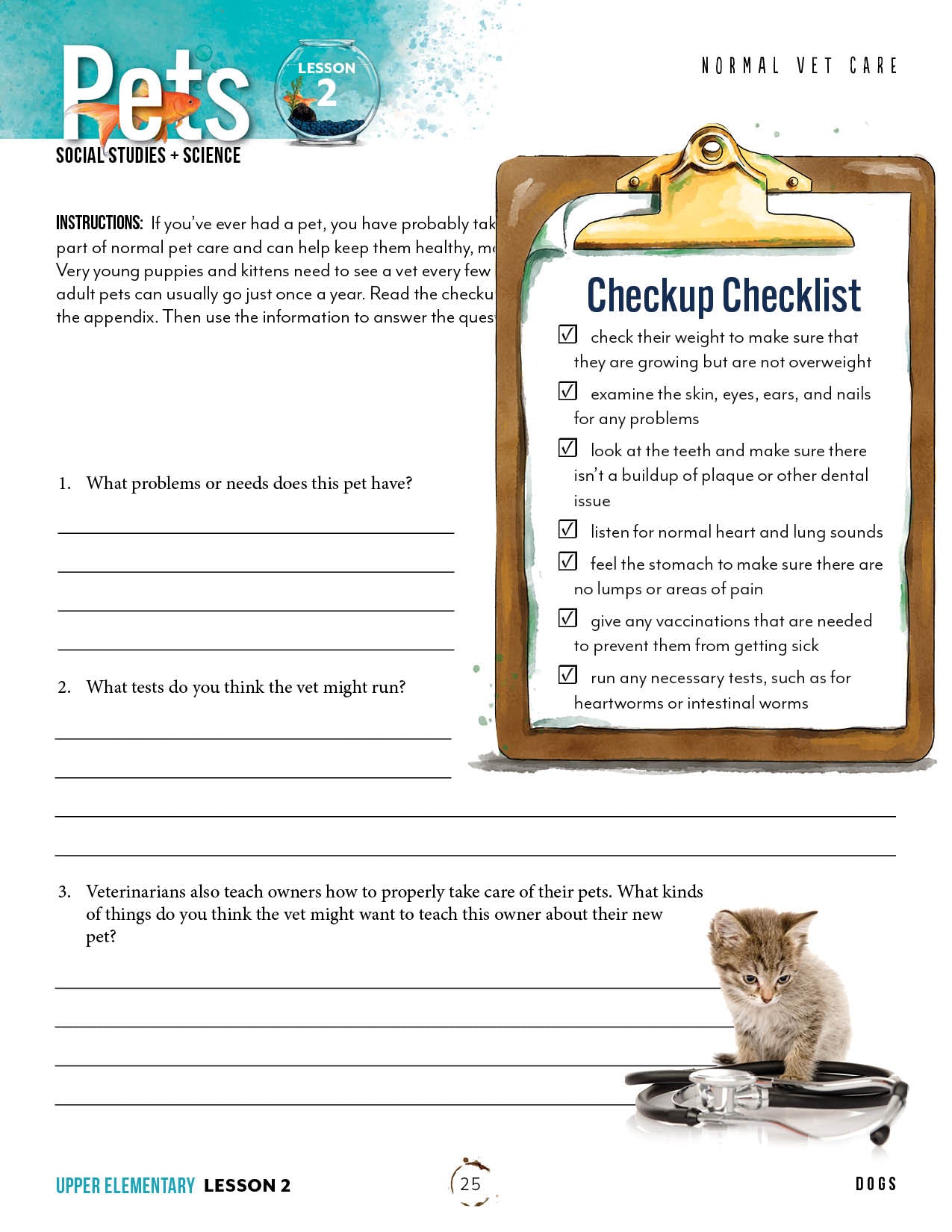 Pets Unit (Printed Books)