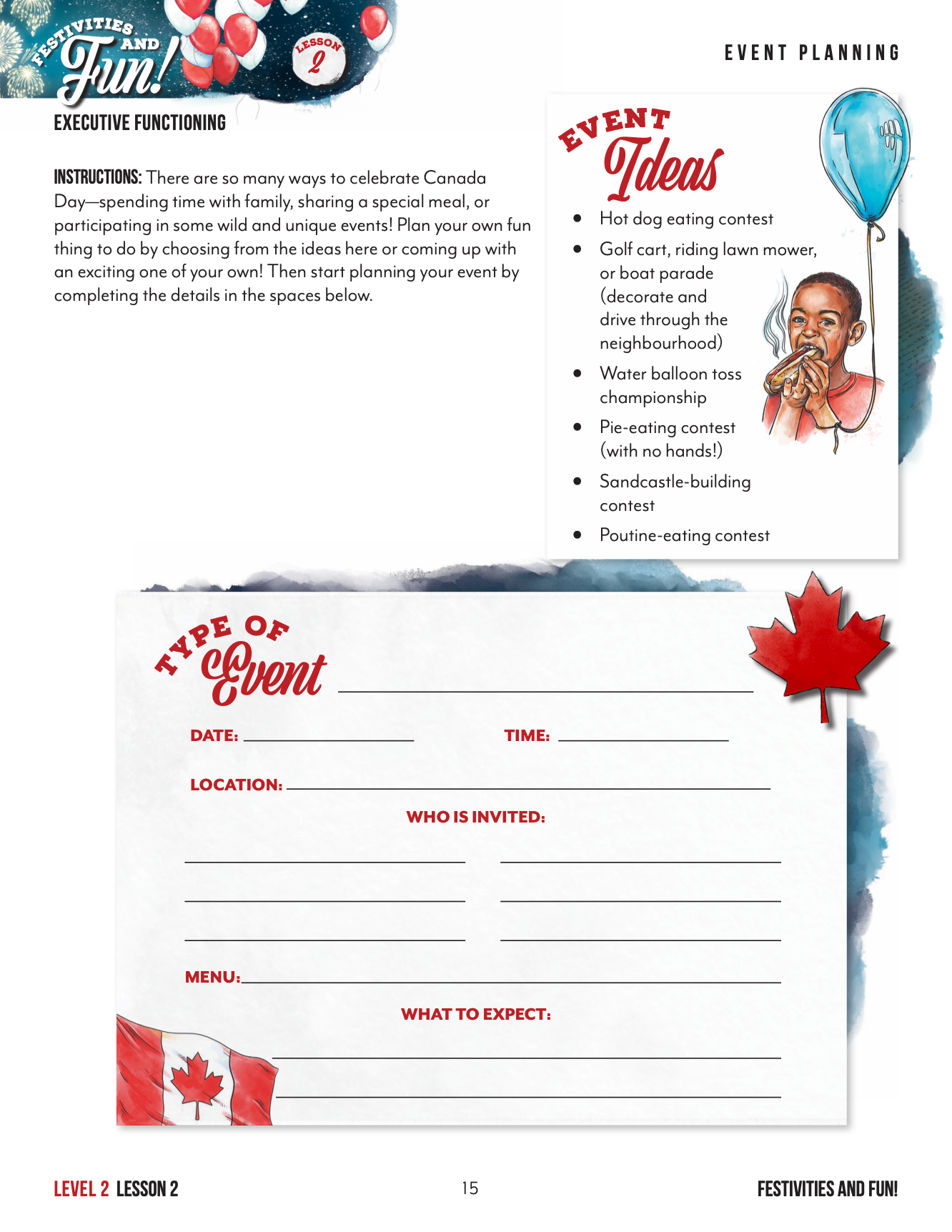Canada Day Unit (Printed Books)