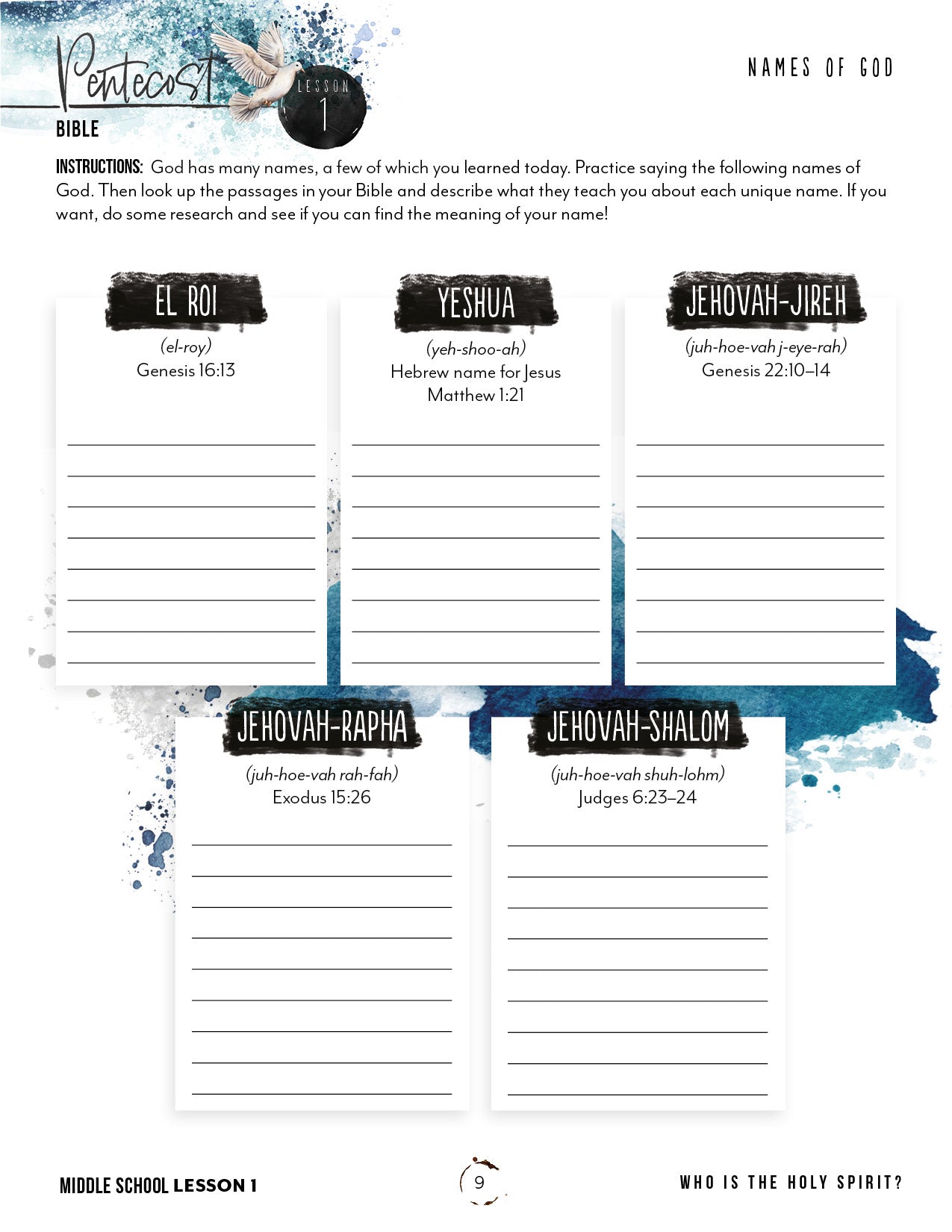 Pentecost Unit (Printed Books)