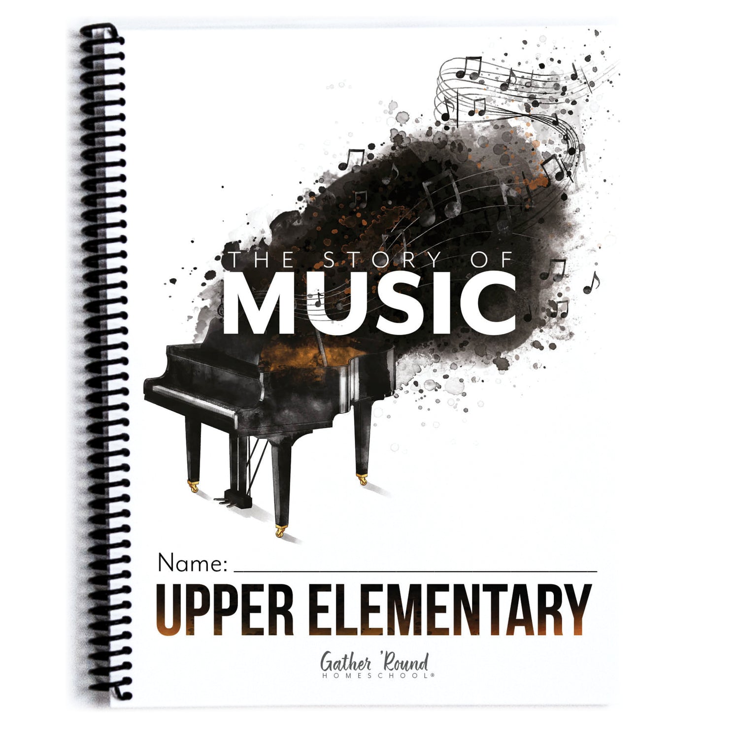 Music homeschool unit study print student workbook for Upper Elementary