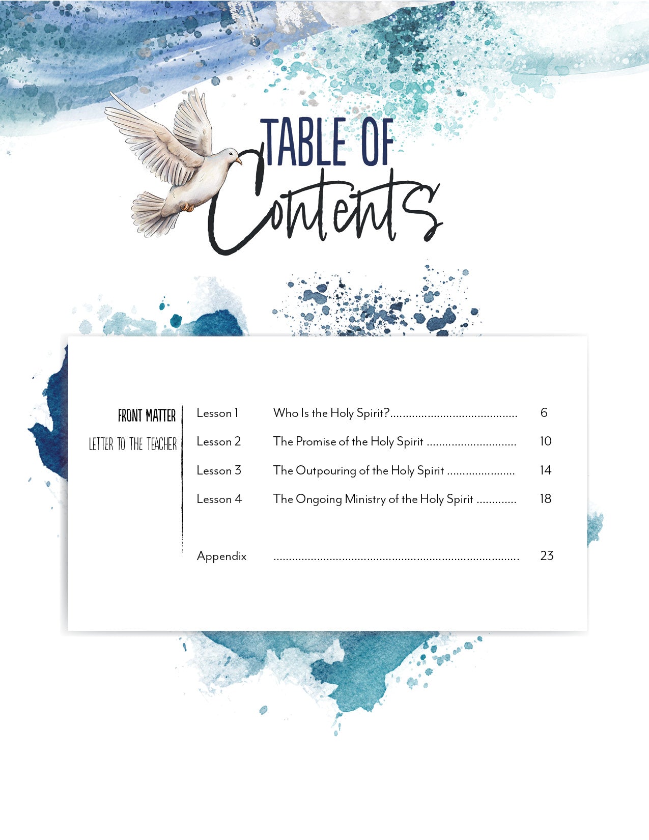 Pentecost Unit (Printed Books)