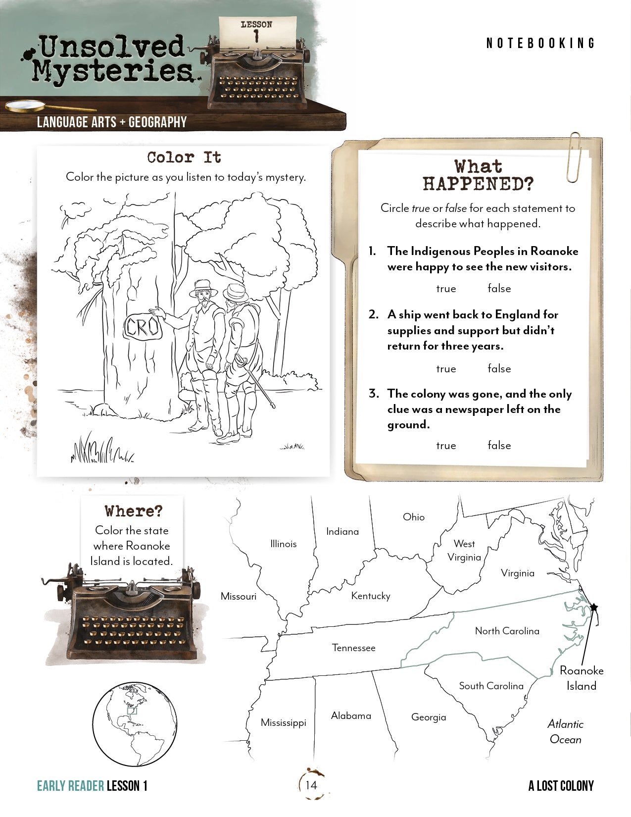 Unsolved Mysteries Unit (Printed Unit)