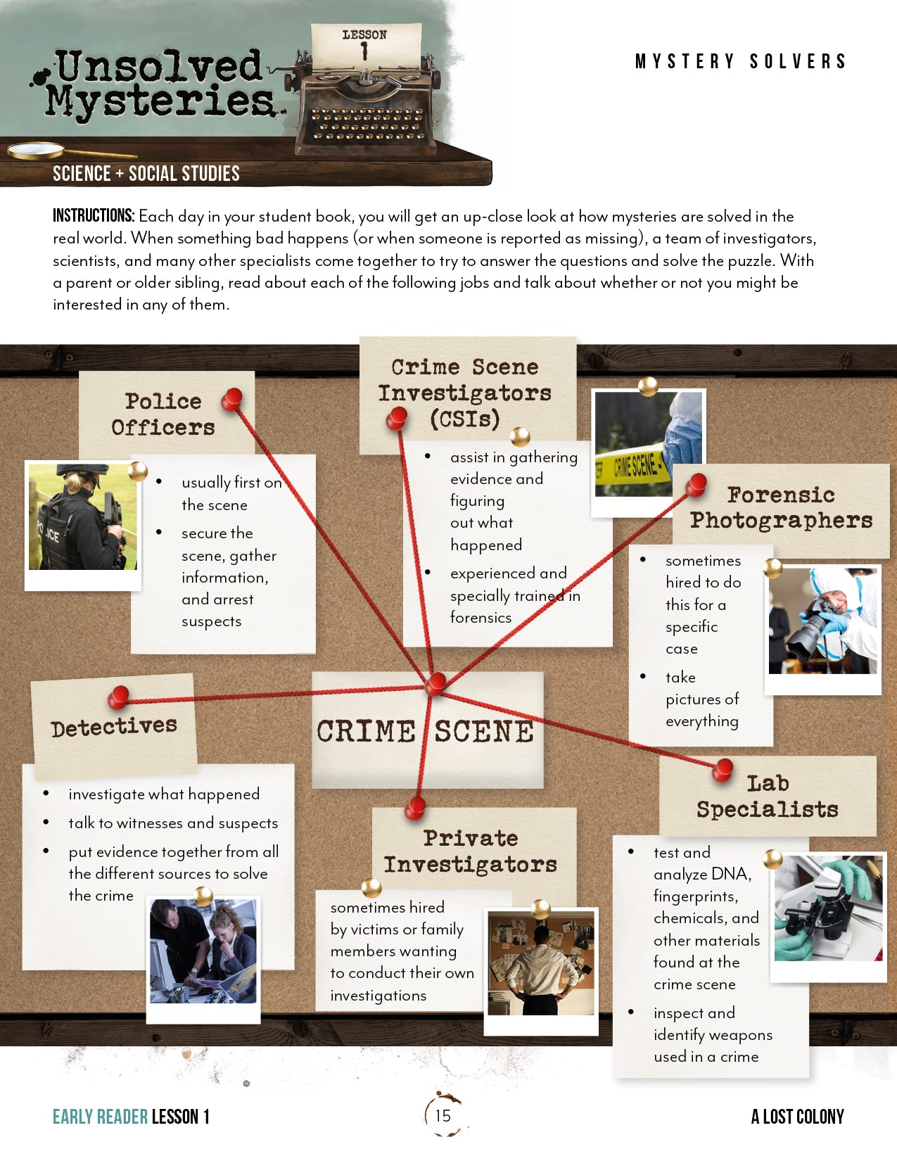 Unsolved Mysteries Unit (Printed Unit)
