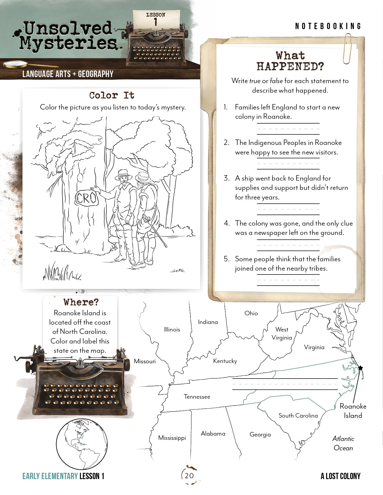 Unsolved Mysteries Unit (Printed Unit)