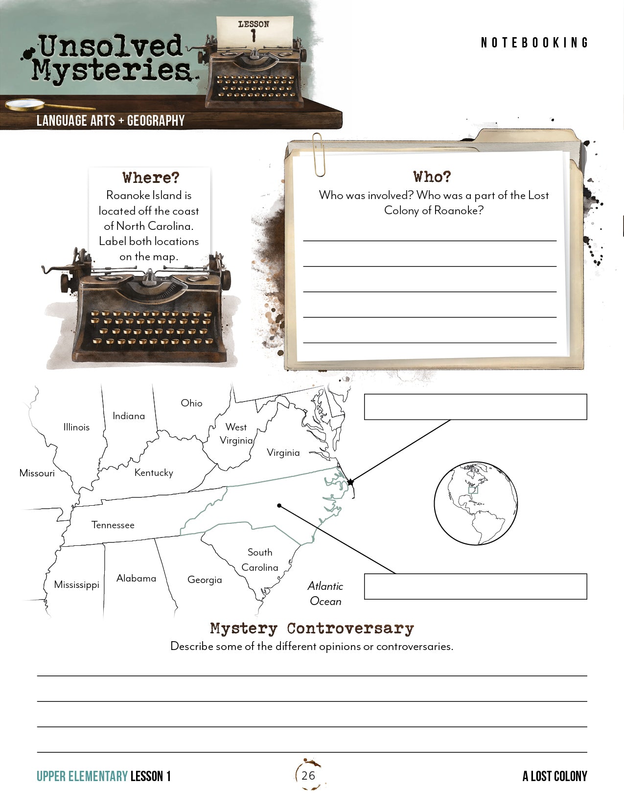 Unsolved Mysteries Unit (Printed Unit)