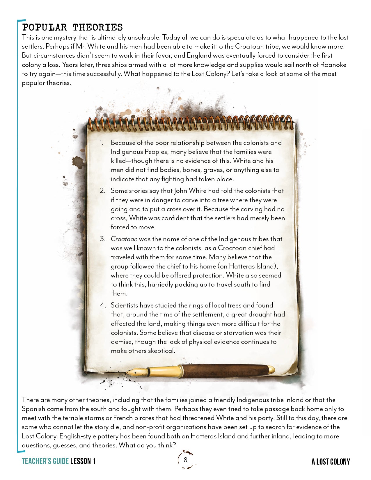 Unsolved Mysteries Unit (Printed Unit)