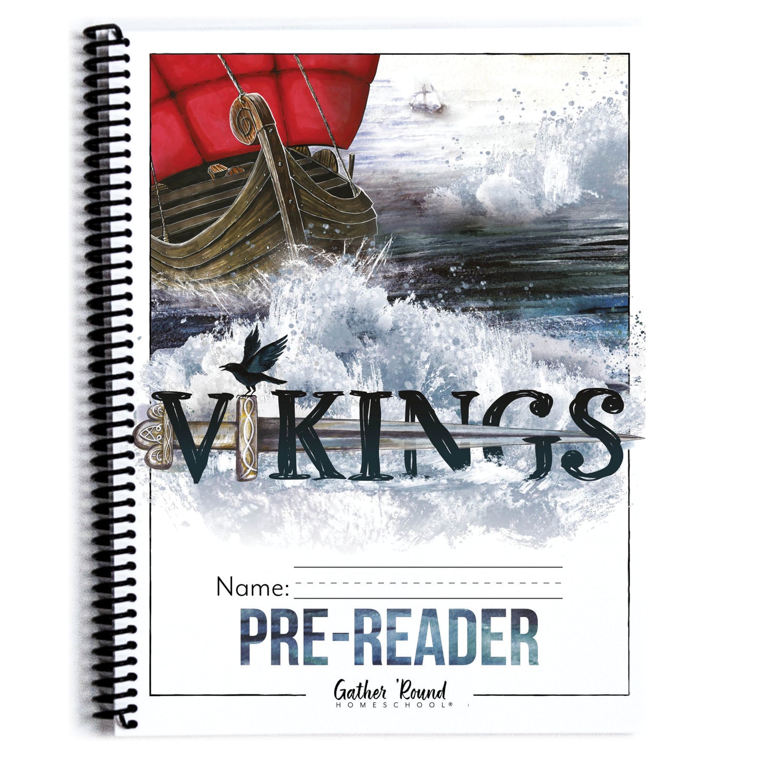 Vikings Homeschool Unit Study Printed Pre-Reader Student Book