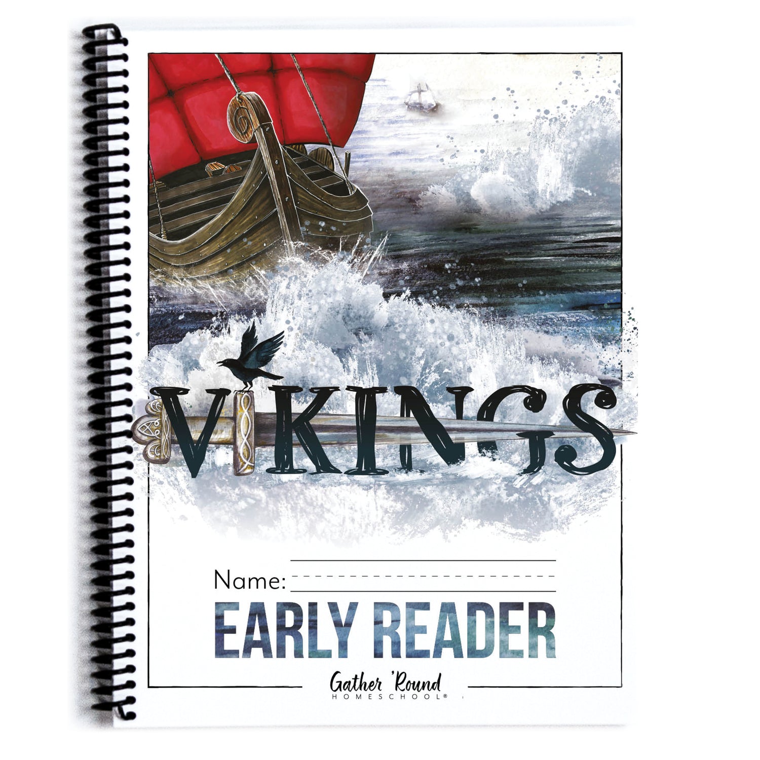 Vikings Homeschool Unit Study Printed Early Reader Student Book