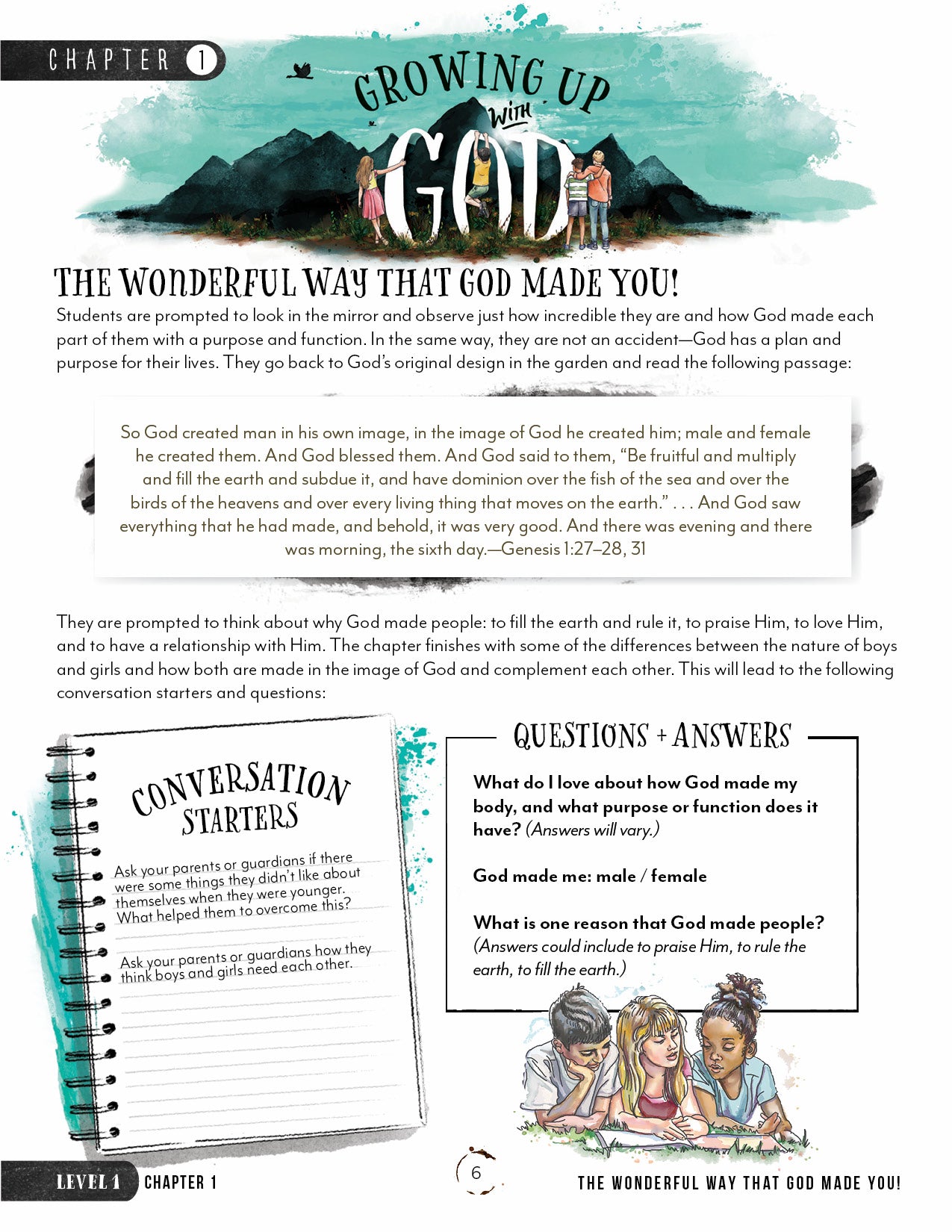 Growing Up with God Unit (Printed Books)