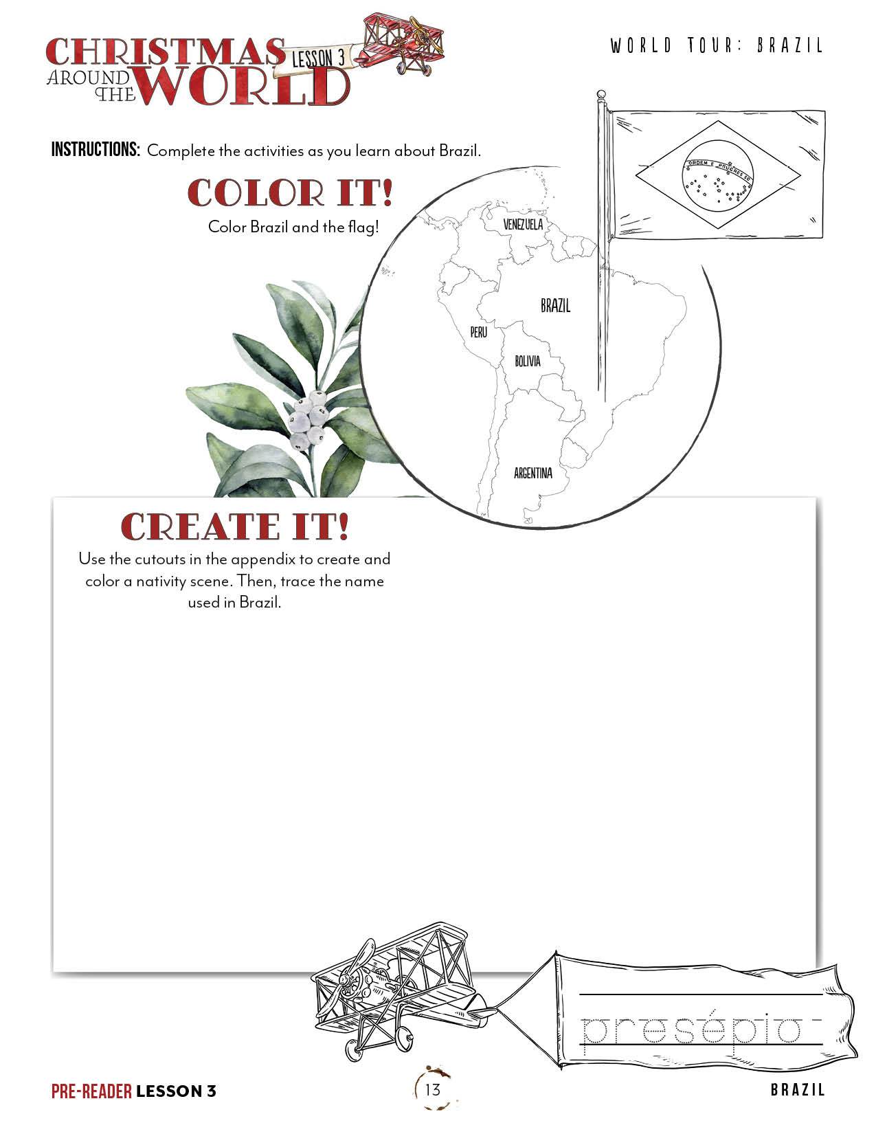 Christmas Around the World Unit (Printed Books)