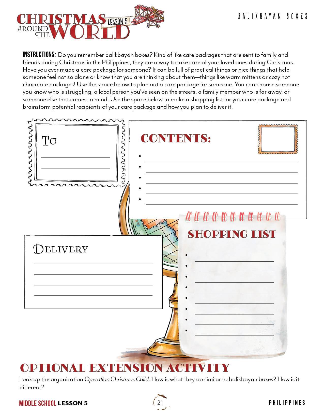 Christmas Around the World Unit (Printed Books)