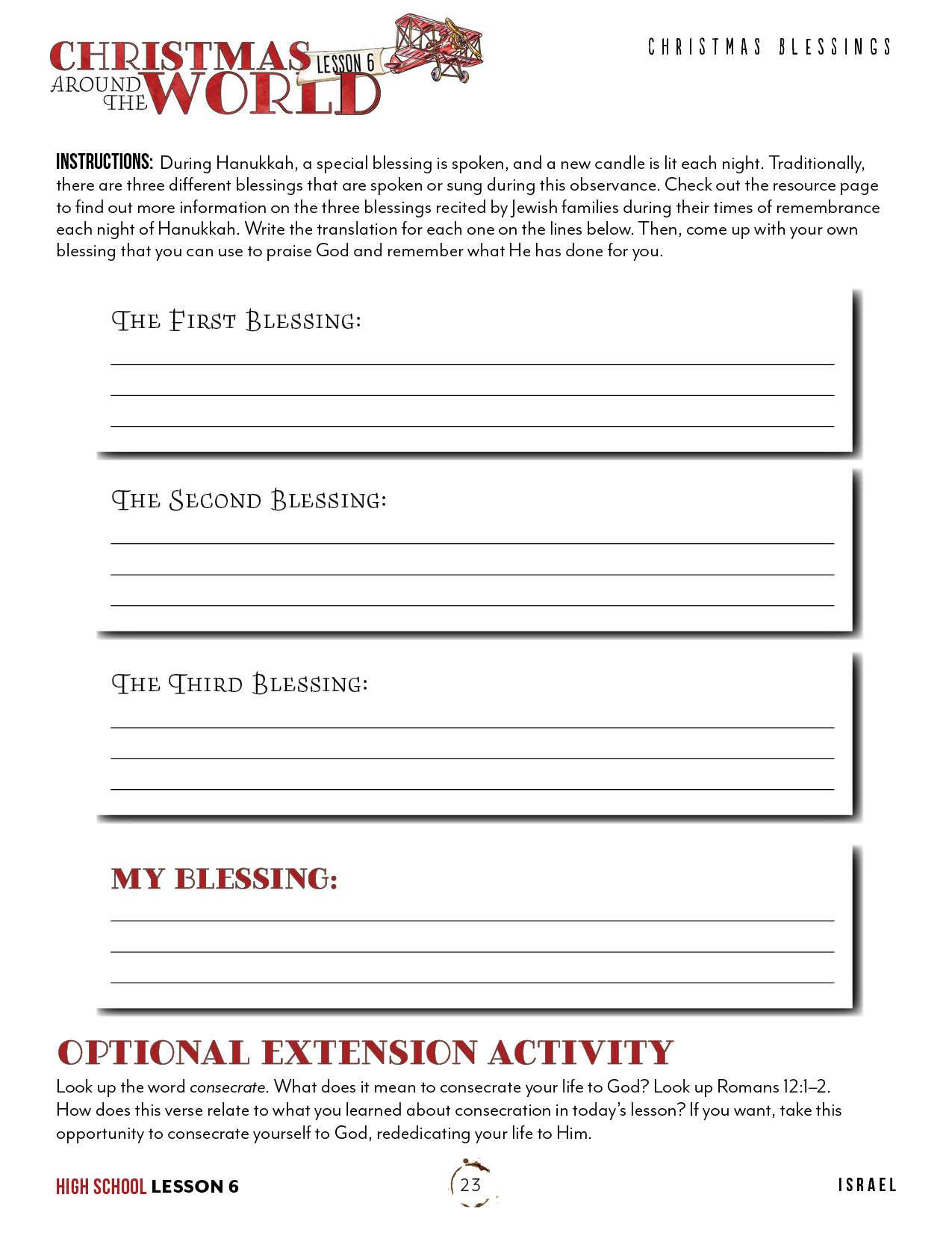 Christmas Around the World Unit (Printed Books)