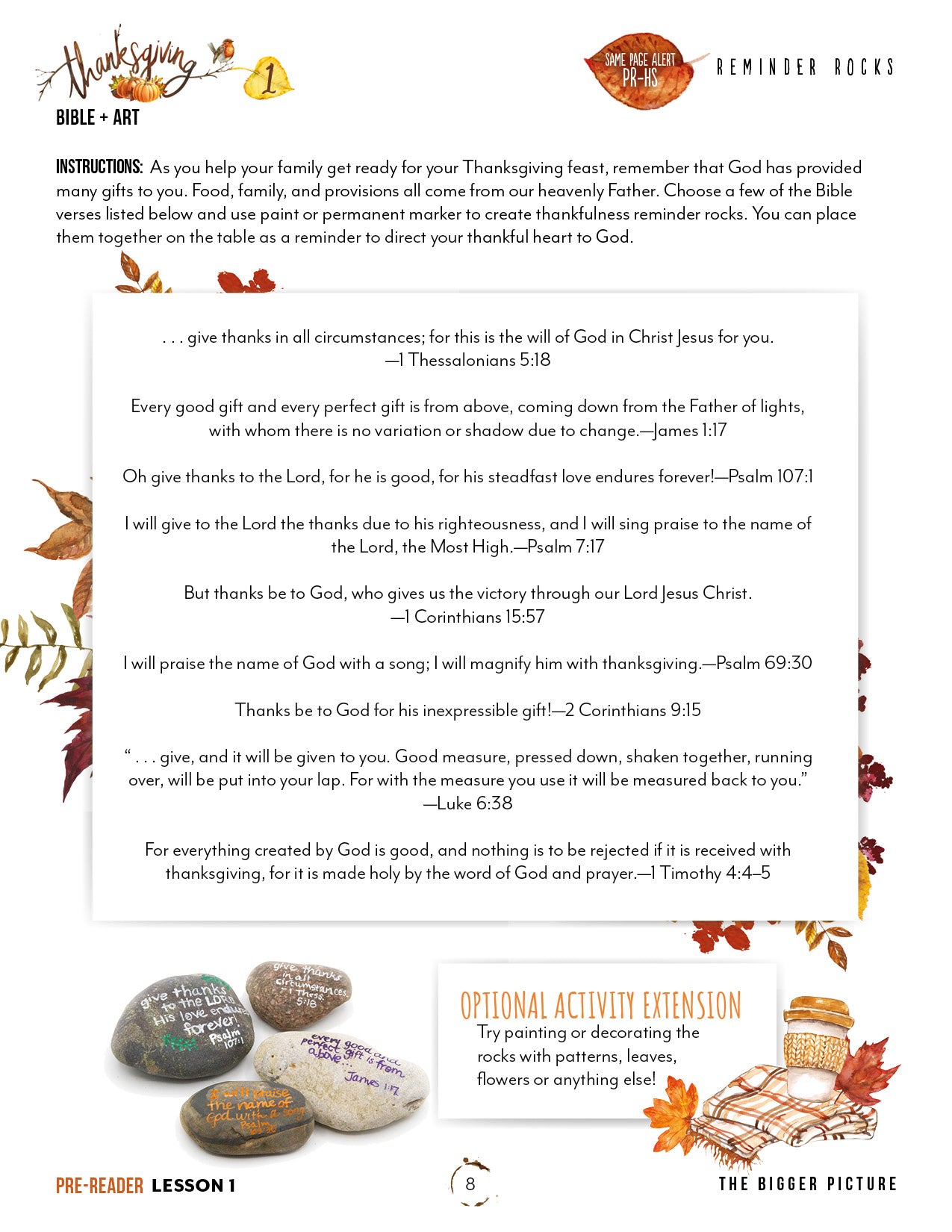 Thanksgiving Unit (Printed Books)