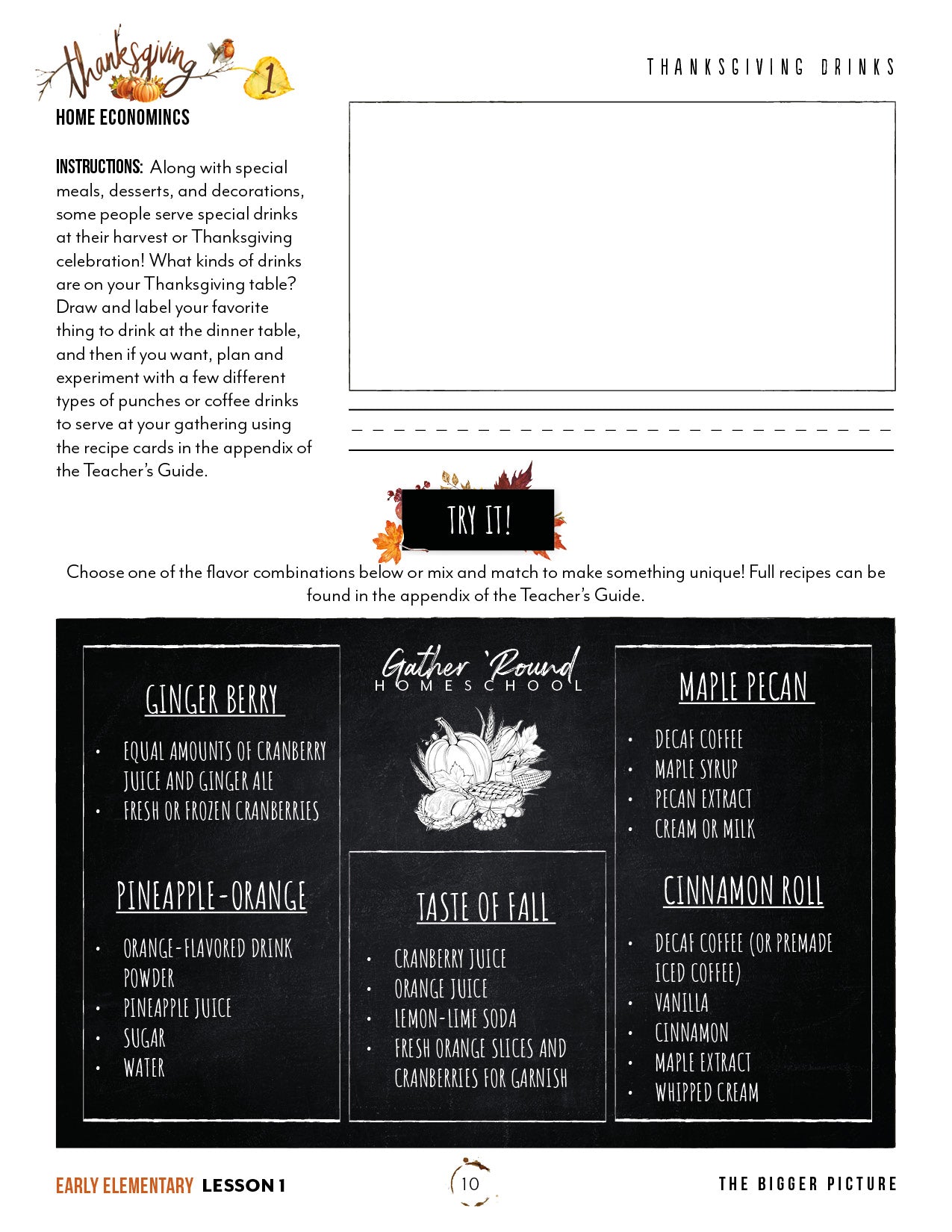 Thanksgiving Unit (Printed Books)