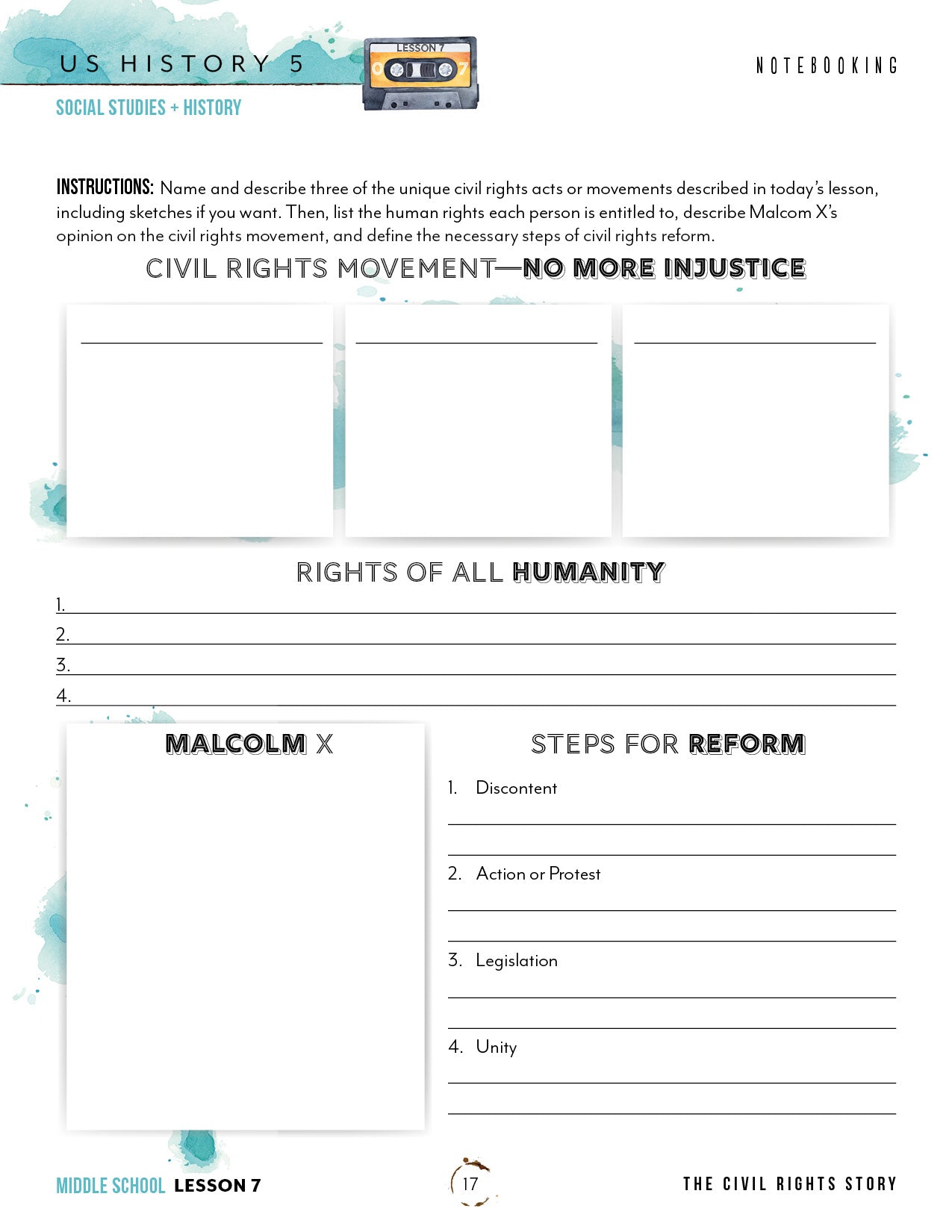 US History 5 Unit (Printed Books)