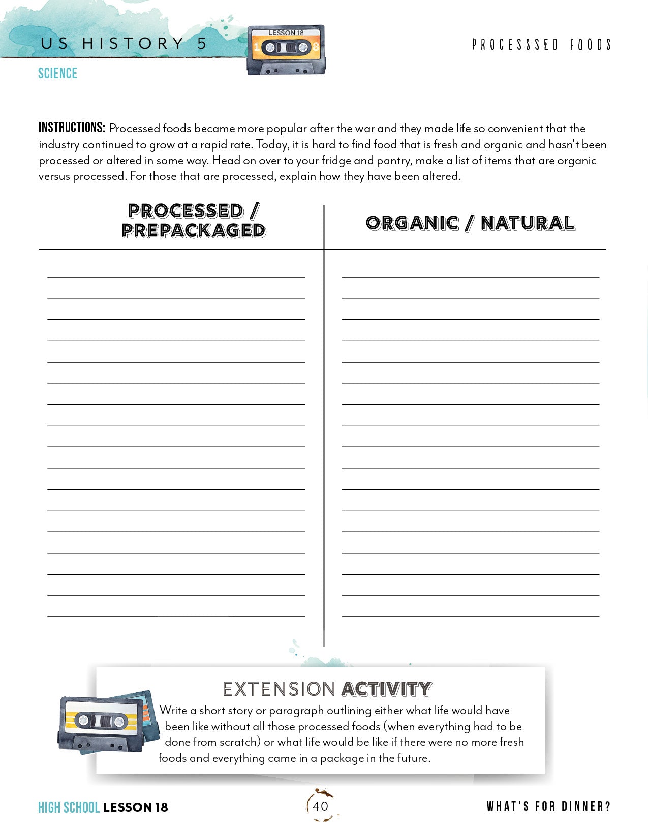 US History 5 Unit (Printed Books)