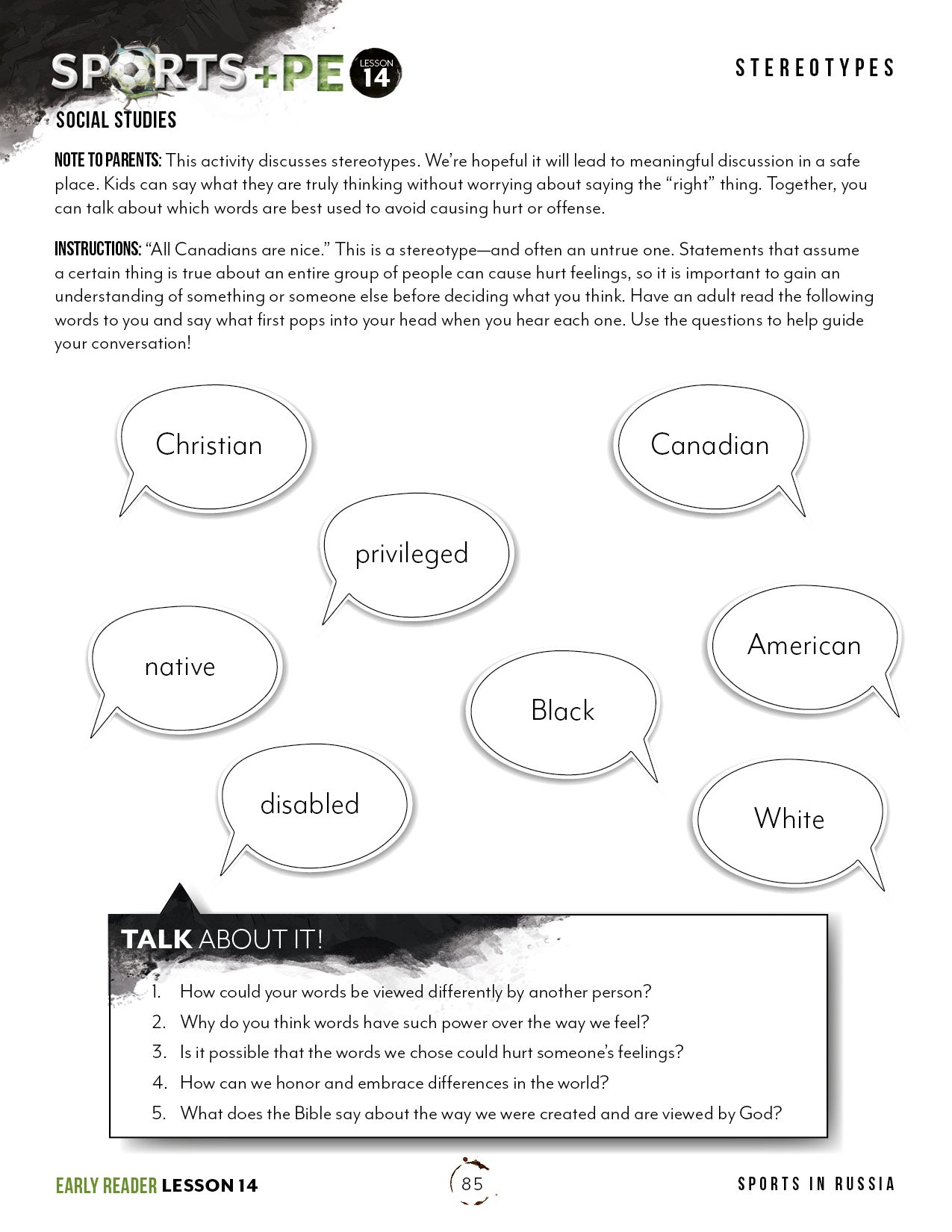 Sports and PE Unit (Printed Books)