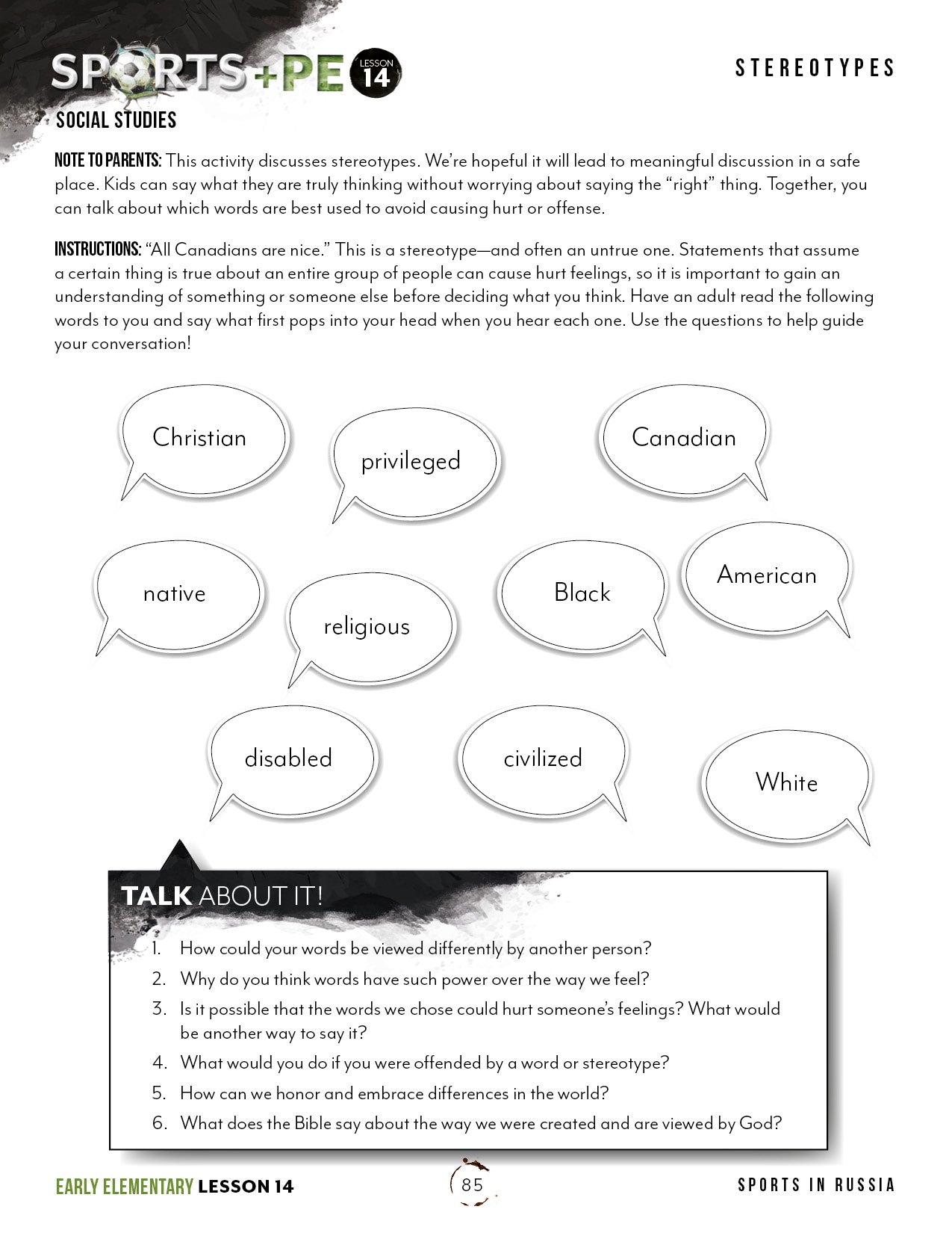 Sports and PE Unit (Printed Books)