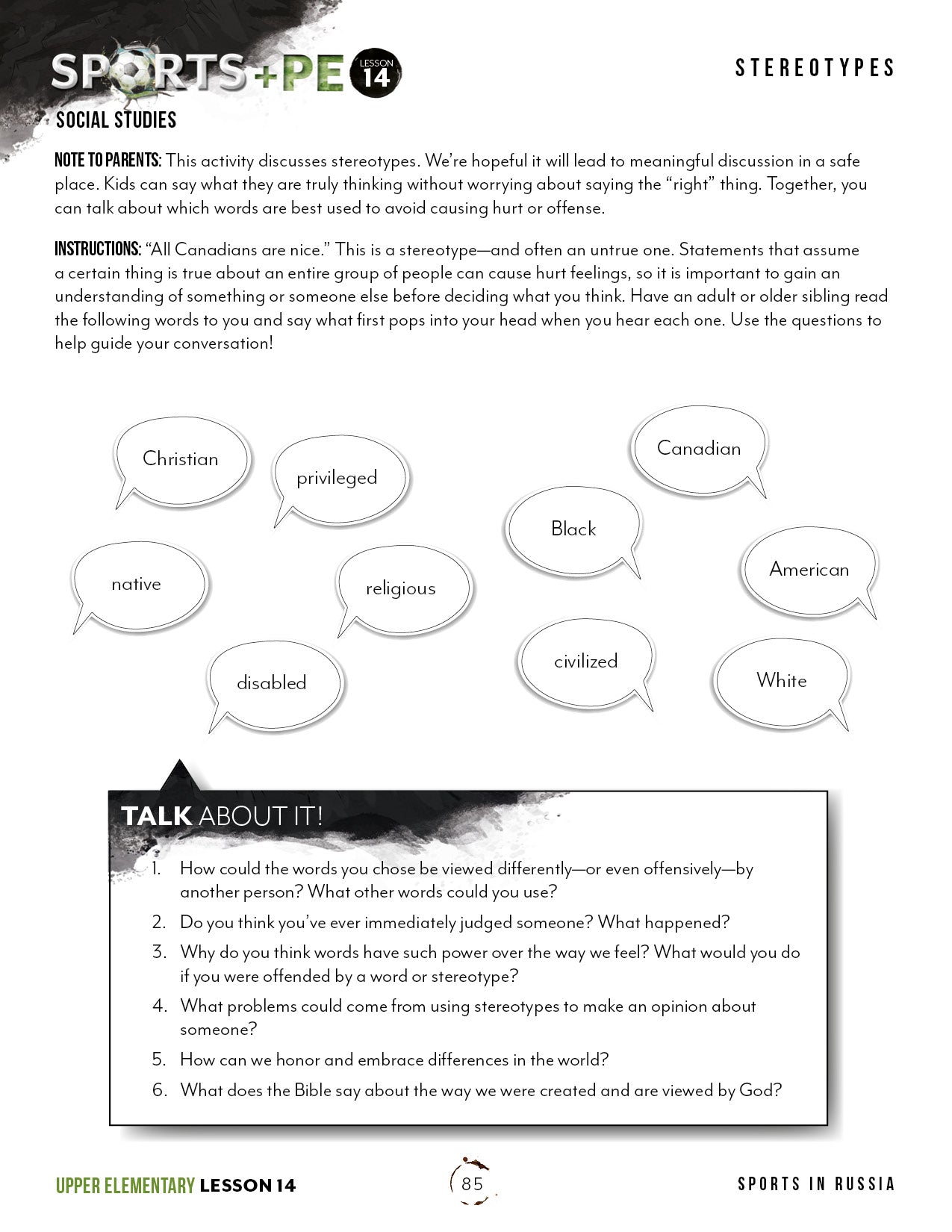 Sports and PE Unit (Printed Books)