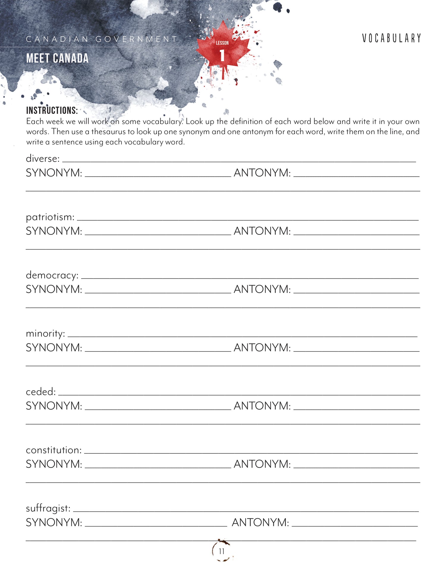 Canadian Government Unit (Printed Books)