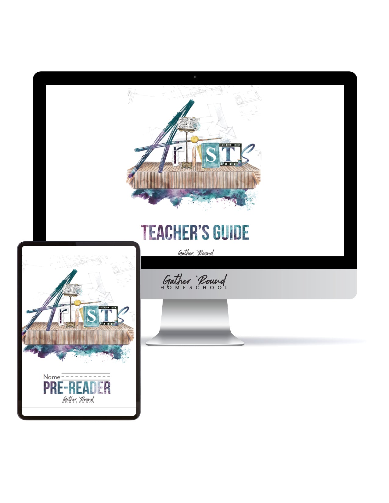 Artist Homeschool Unit Study Digital Teacher's Guide and Pre-Reader Bundle
