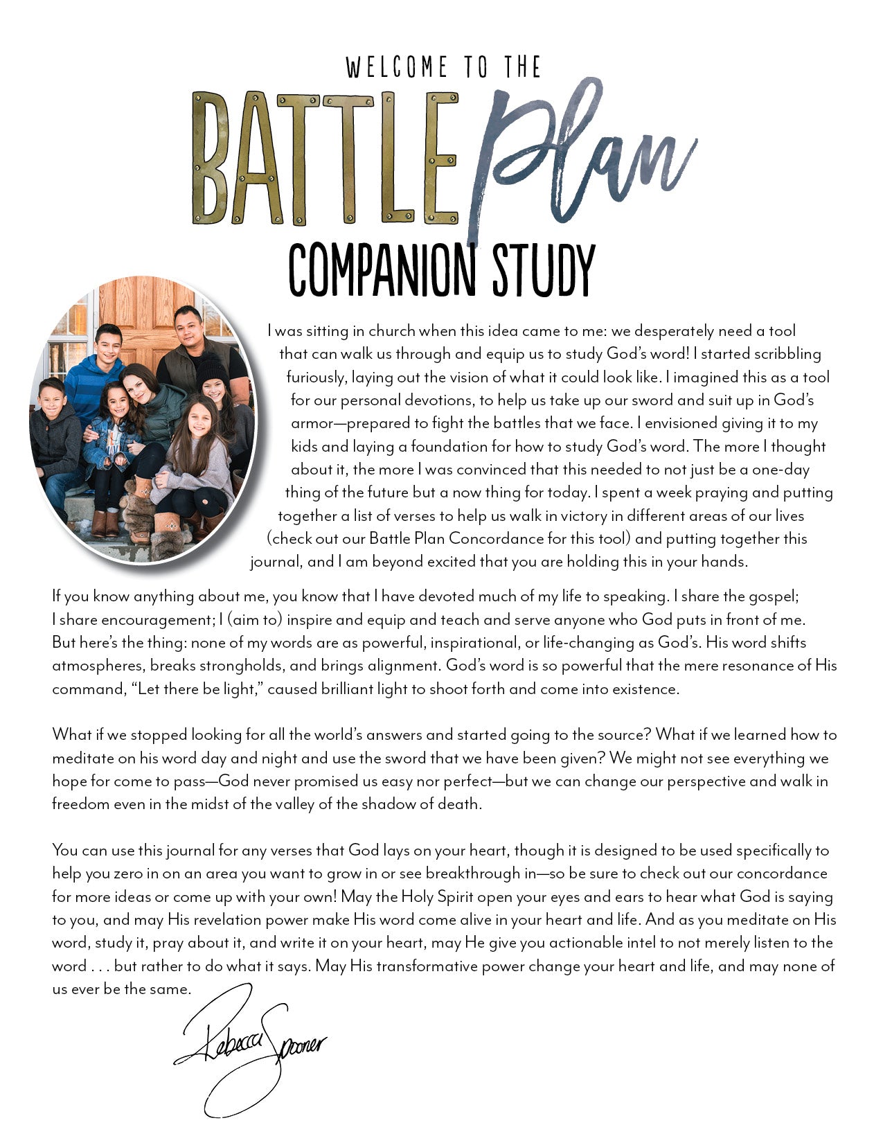 Battle Plan Concordance + Companion Study Digital Bundle
