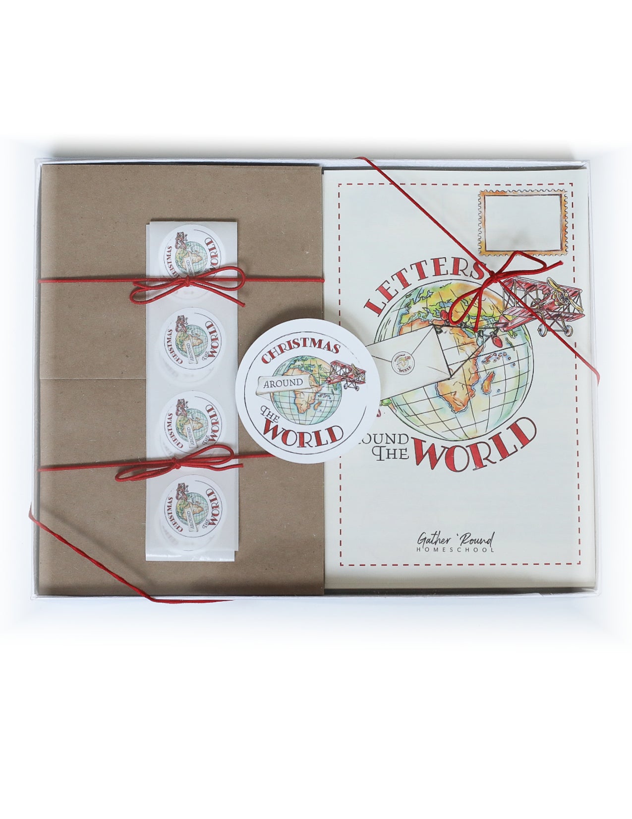 Christmas Around the World Homeschool Unit Study Printed Stationary Pack