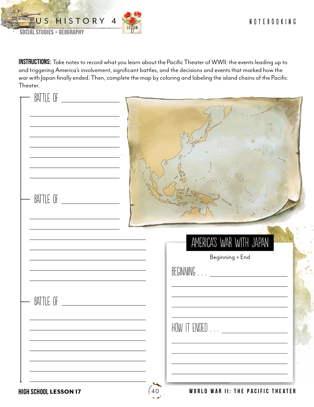 US History 4 Unit (Printed Books)