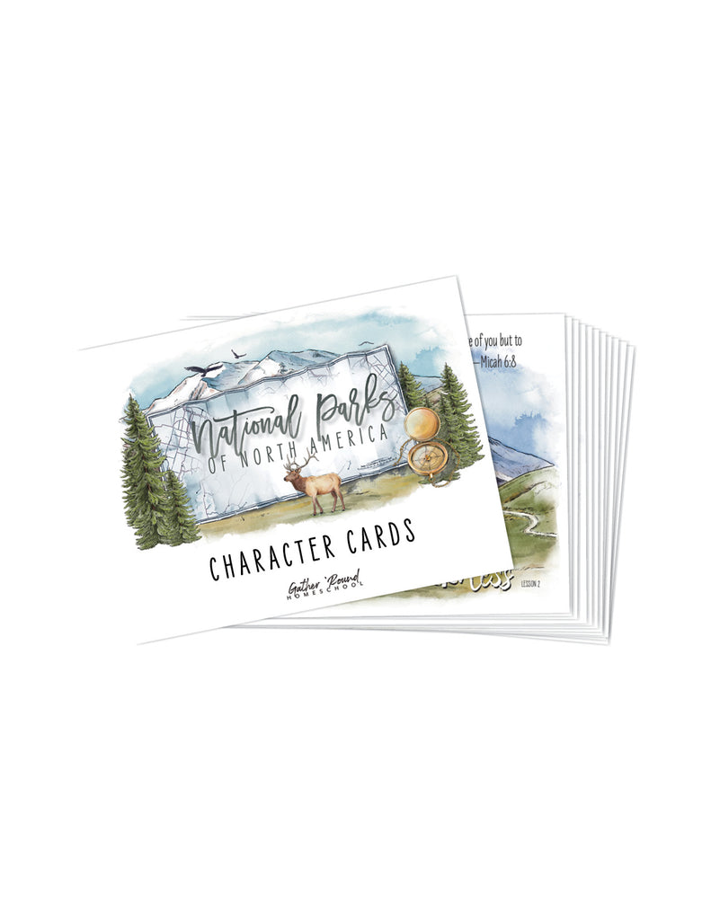 National Parks Character Cards
